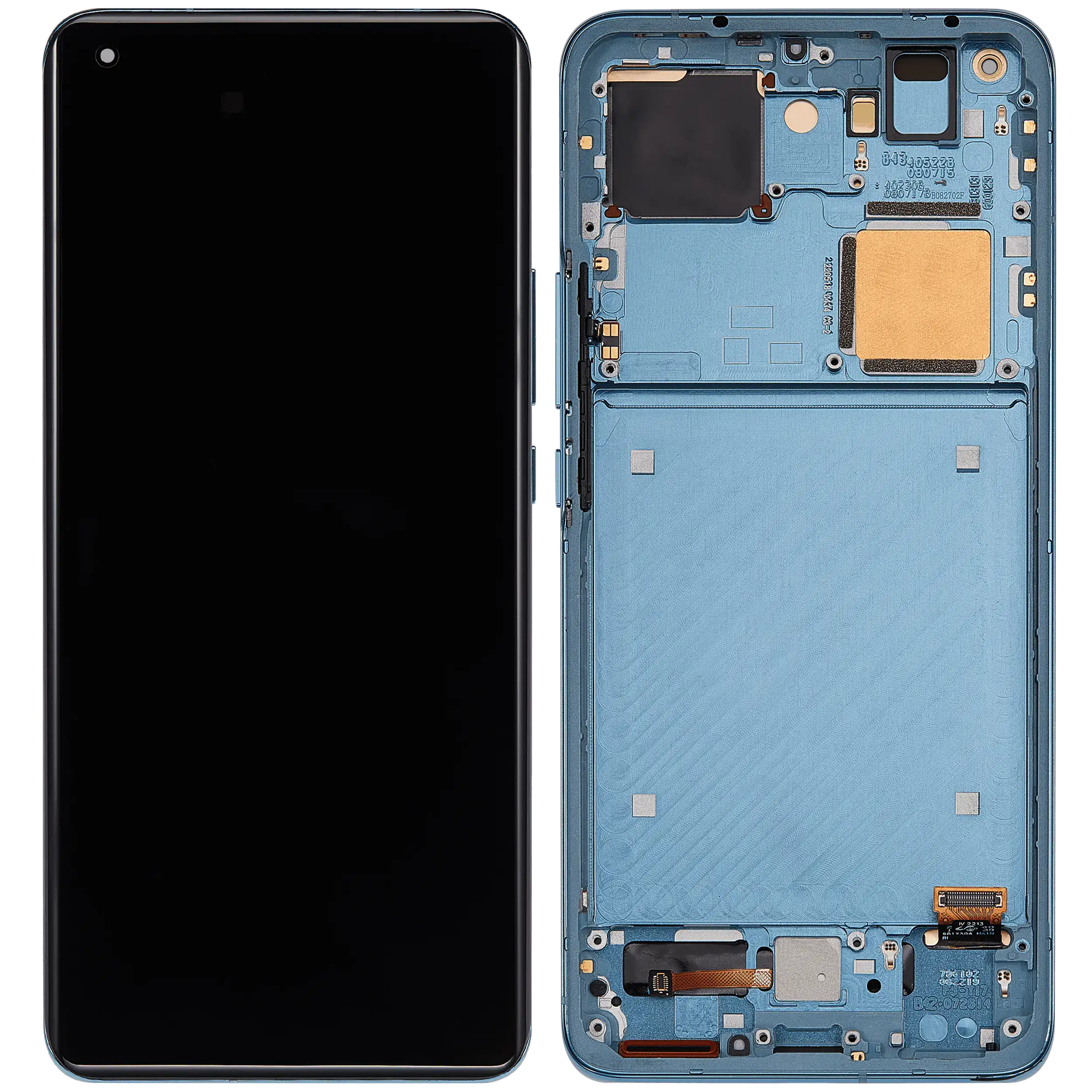OLED Display mit Rahmen für Xiaomi Mi 11 Pro / Mi 11 Ultra (professionell aufgearbeitet) (Green (Grün)) – Bild 2