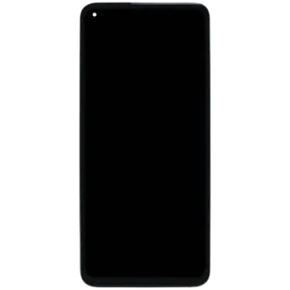 LCD Display mit Rahmen für Xiaomi Mi 10T / Mi 10T Pro 5G / Redmi K30S (professionell aufgearbeitet) (Aurora Blue)