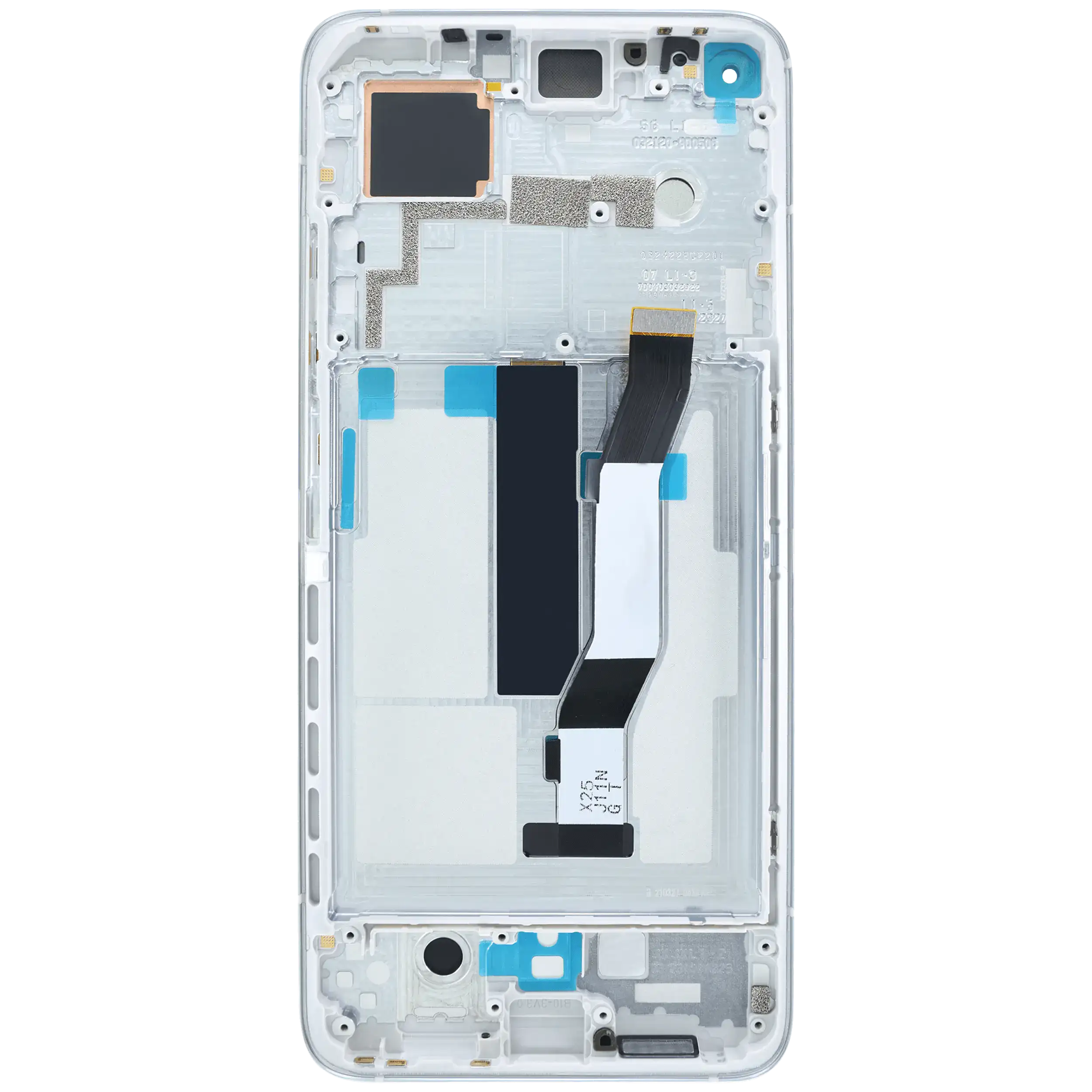 LCD Display mit Rahmen für Xiaomi Mi 10T / Mi 10T Pro 5G / Redmi K30S (professionell aufgearbeitet) (Aurora Blue) – Bild 4