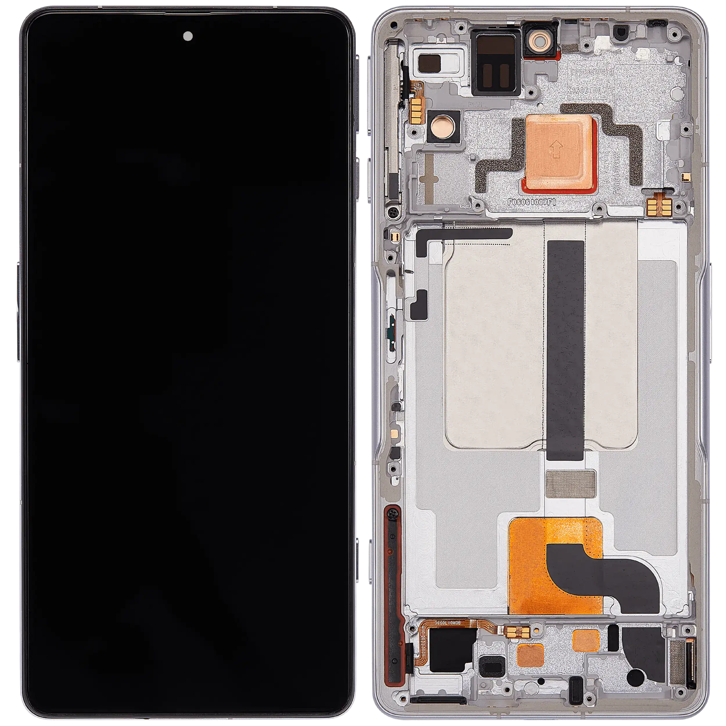 OLED Display mit Rahmen für Xiaomi Poco F4 GT / Redmi K50 Gaming (professionell aufgearbeitet) (Silver (Silber)) – Bild 2