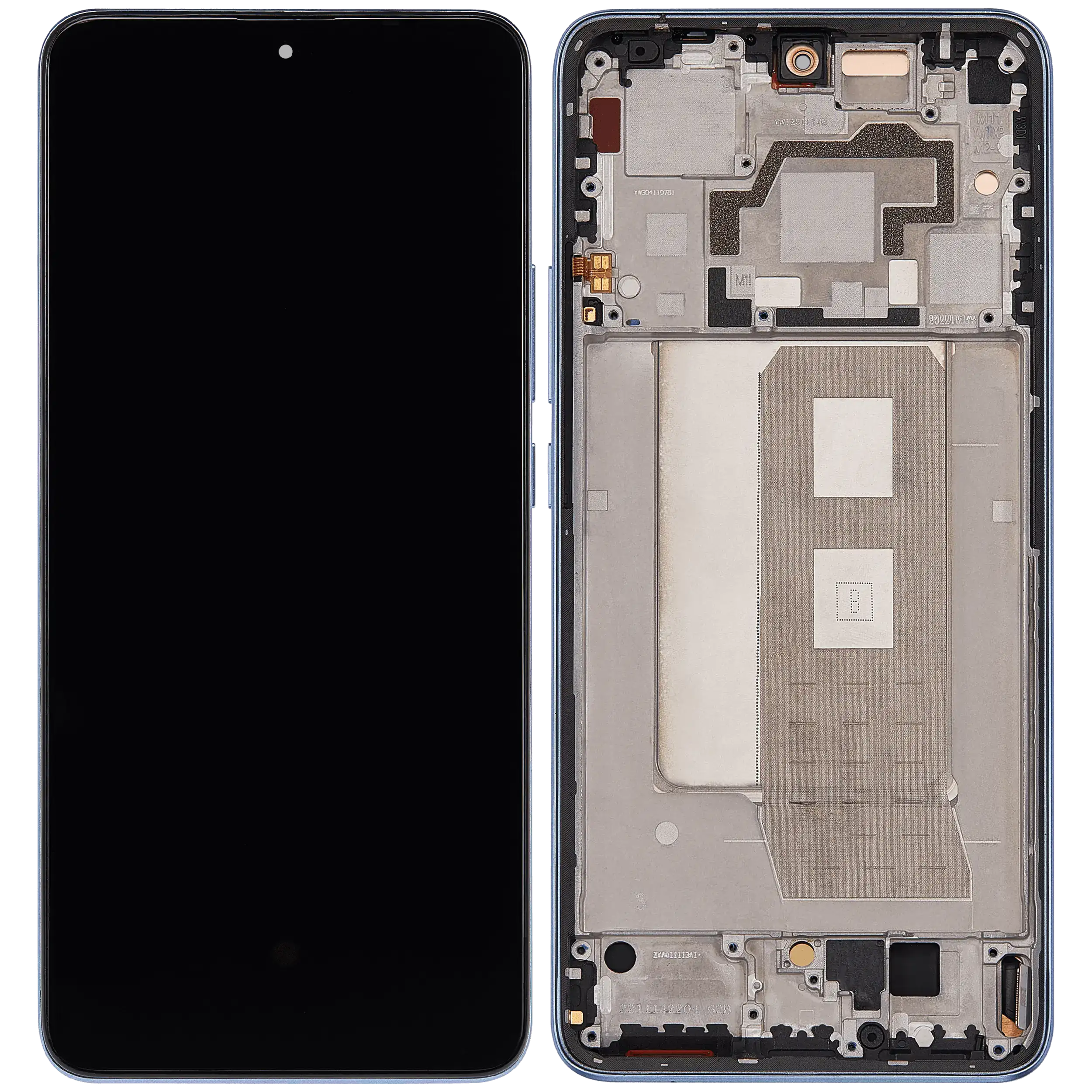 OLED Display mit Rahmen für Xiaomi Poco F5 Pro / Redmi K60 / K60 Pro (professionell aufgearbeitet) (Blue (Blau)) – Bild 2