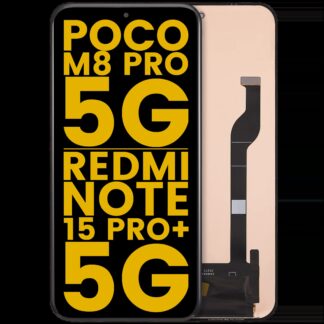 OLED Display ohne Rahmen für Xiaomi Poco M8 Pro 5G / Redmi Note 15 Pro Plus 5G (professionell aufgearbeitet)