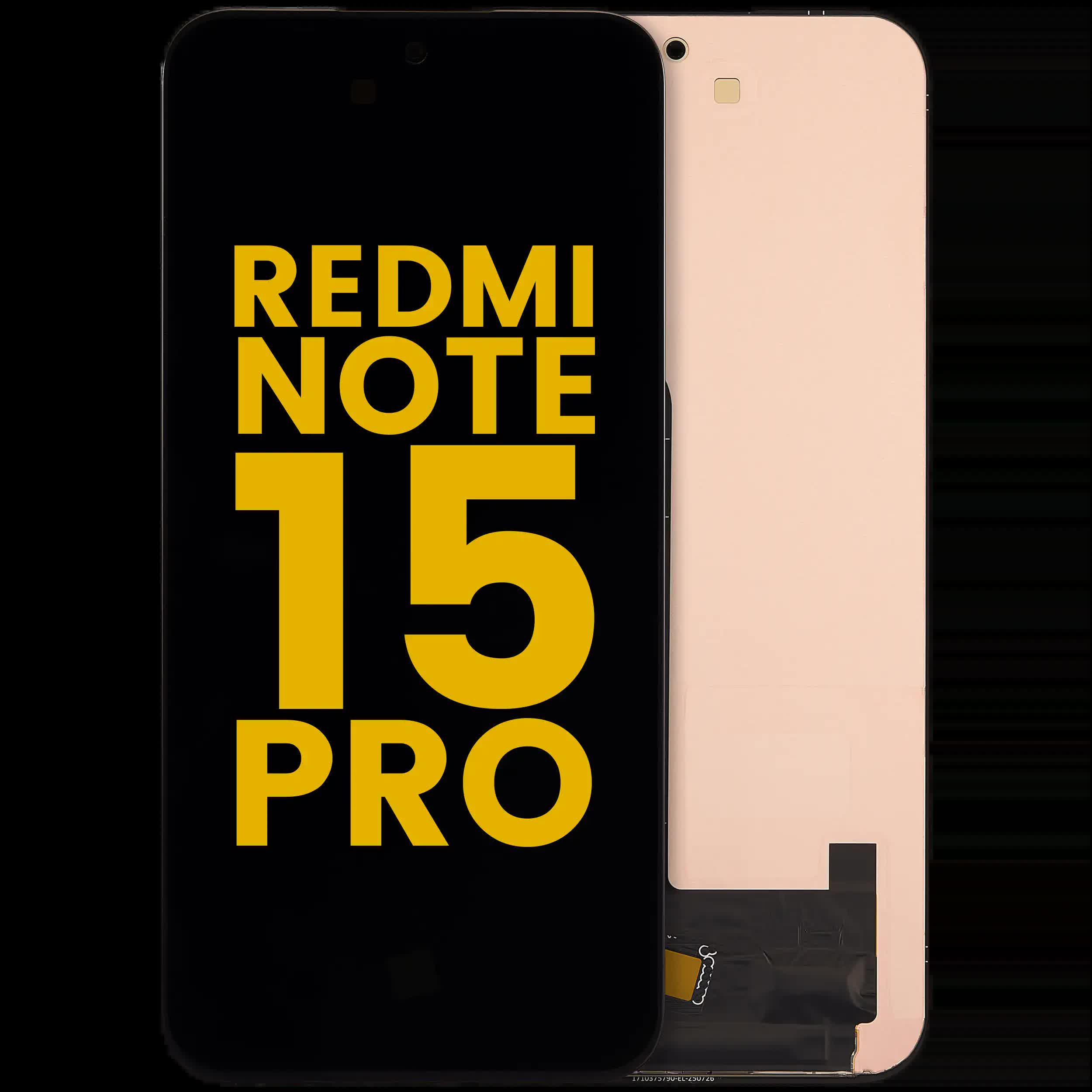 OLED Display ohne Rahmen für Xiaomi Redmi Note 15 pro 5G (professionell aufgearbeitet)