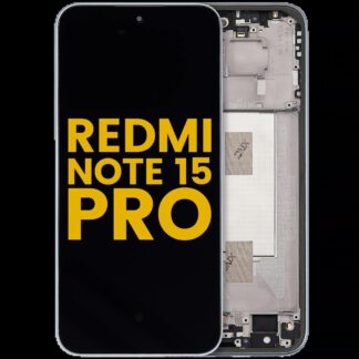 OLED Display mit Rahmen für Xiaomi Redmi Note 15 Pro 5G (professionell aufgearbeitet) (Glacier Blue)