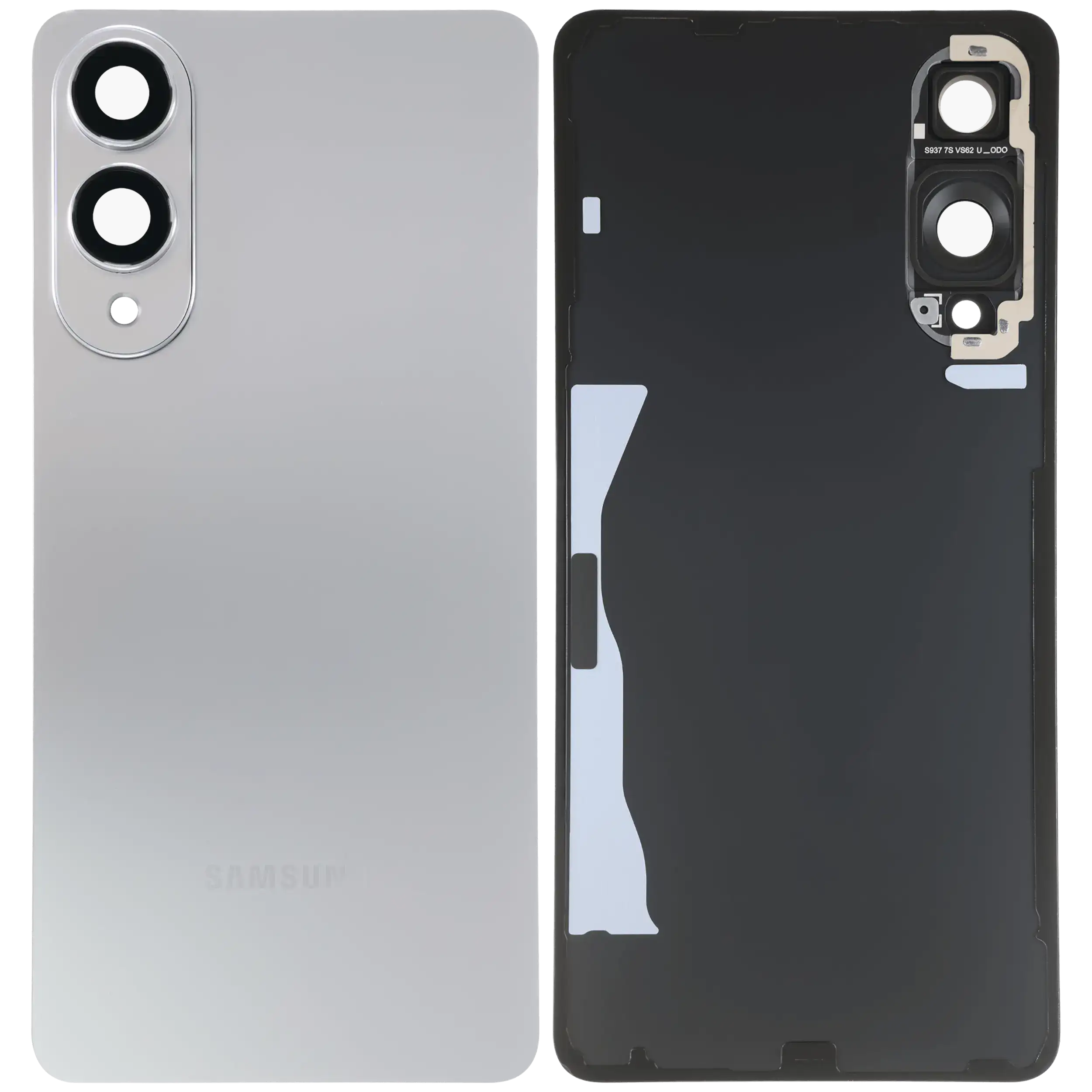 Rückdeckelglas mit Kameraglas für Samsung Galaxy S25 Edge 5G (Service Pack) (Titanium Silver) – Bild 2