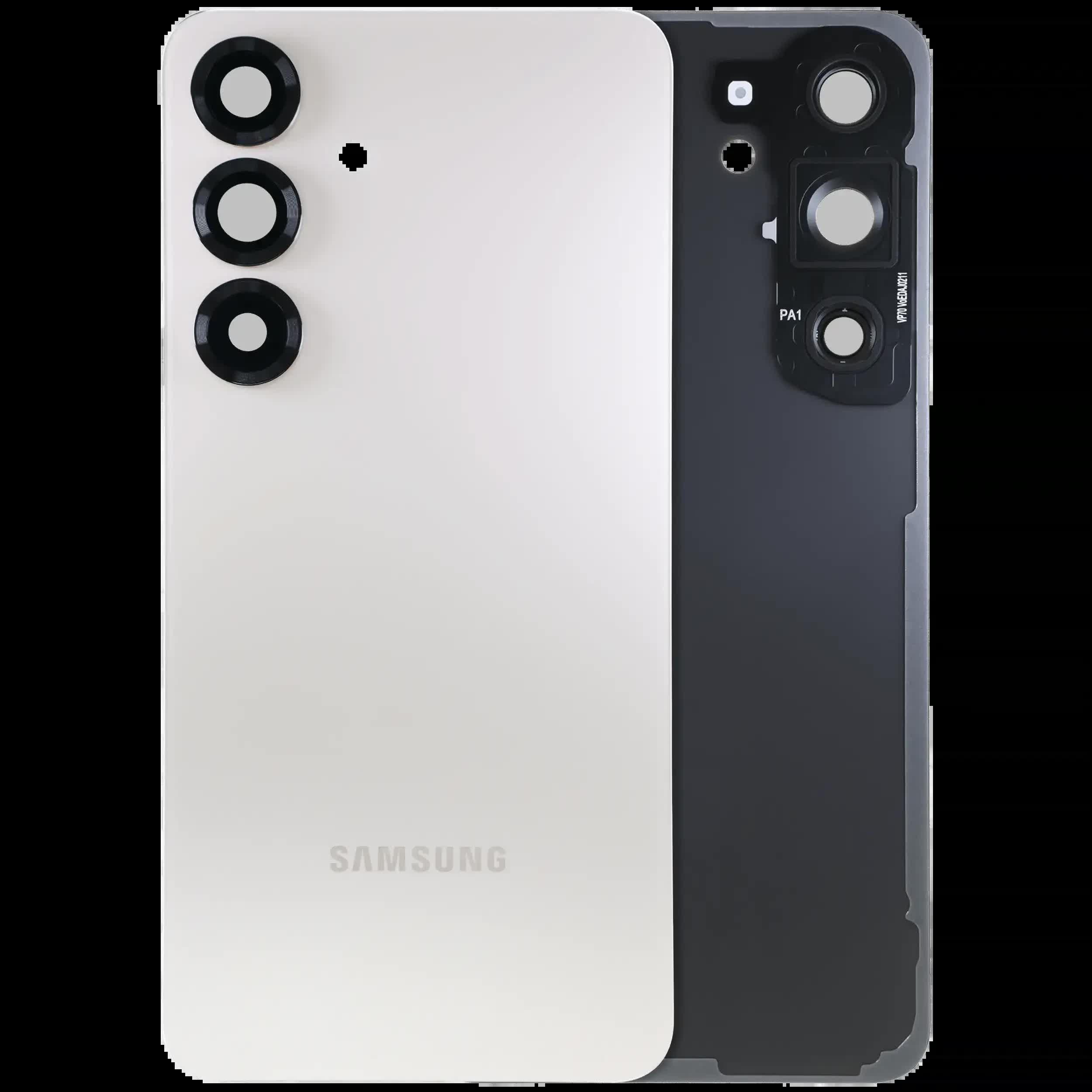 Rückdeckelglas mit Kameraglas für Samsung Galaxy S25 5G (Service Pack) (Pink Gold)