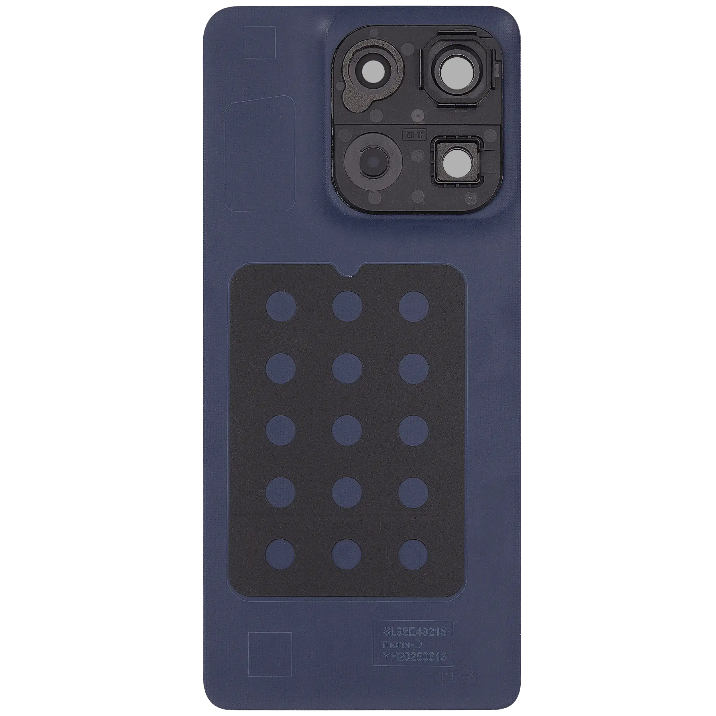 Rückdeckelglas für Motorola Moto G Stylus 5G (XT2517 / 2025) (Premium) (Gibraltar Sea) – Bild 4