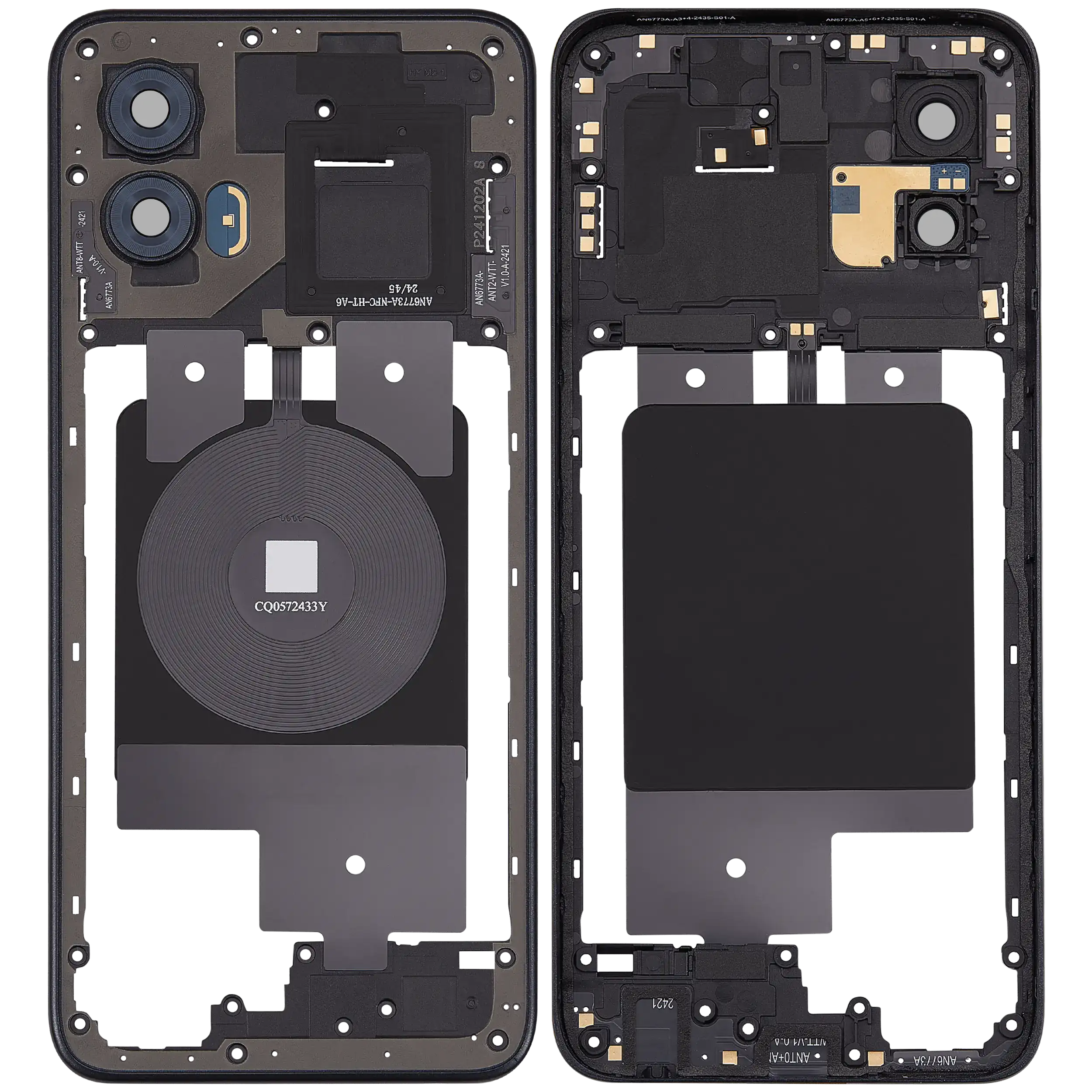 Mittelrahmen für Motorola Moto G Power 5G (XT2415 / 2024) (Premium) (Outer Space) – Bild 2