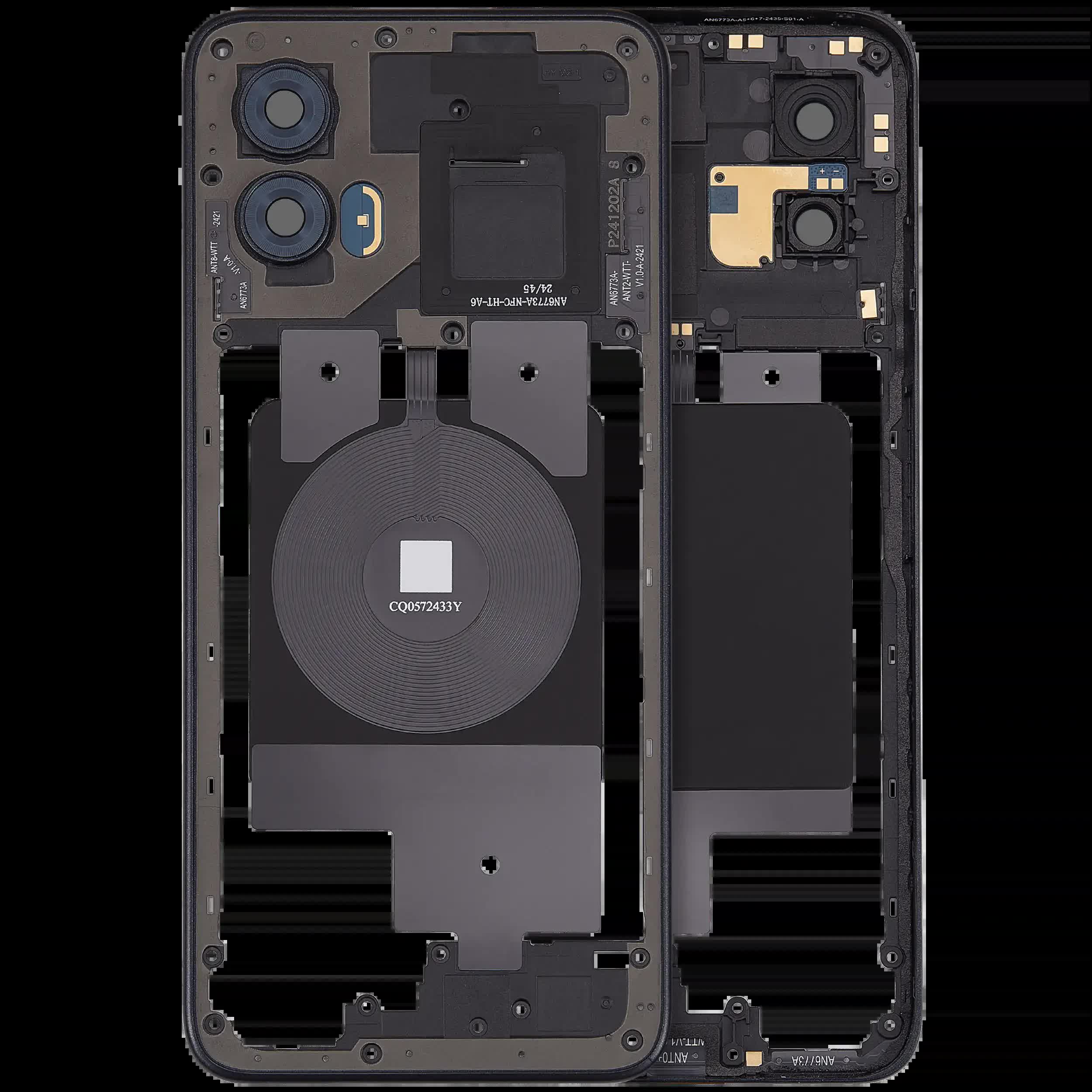 Mittelrahmen für Motorola Moto G Power 5G (XT2415 / 2024) (Premium) (Outer Space)