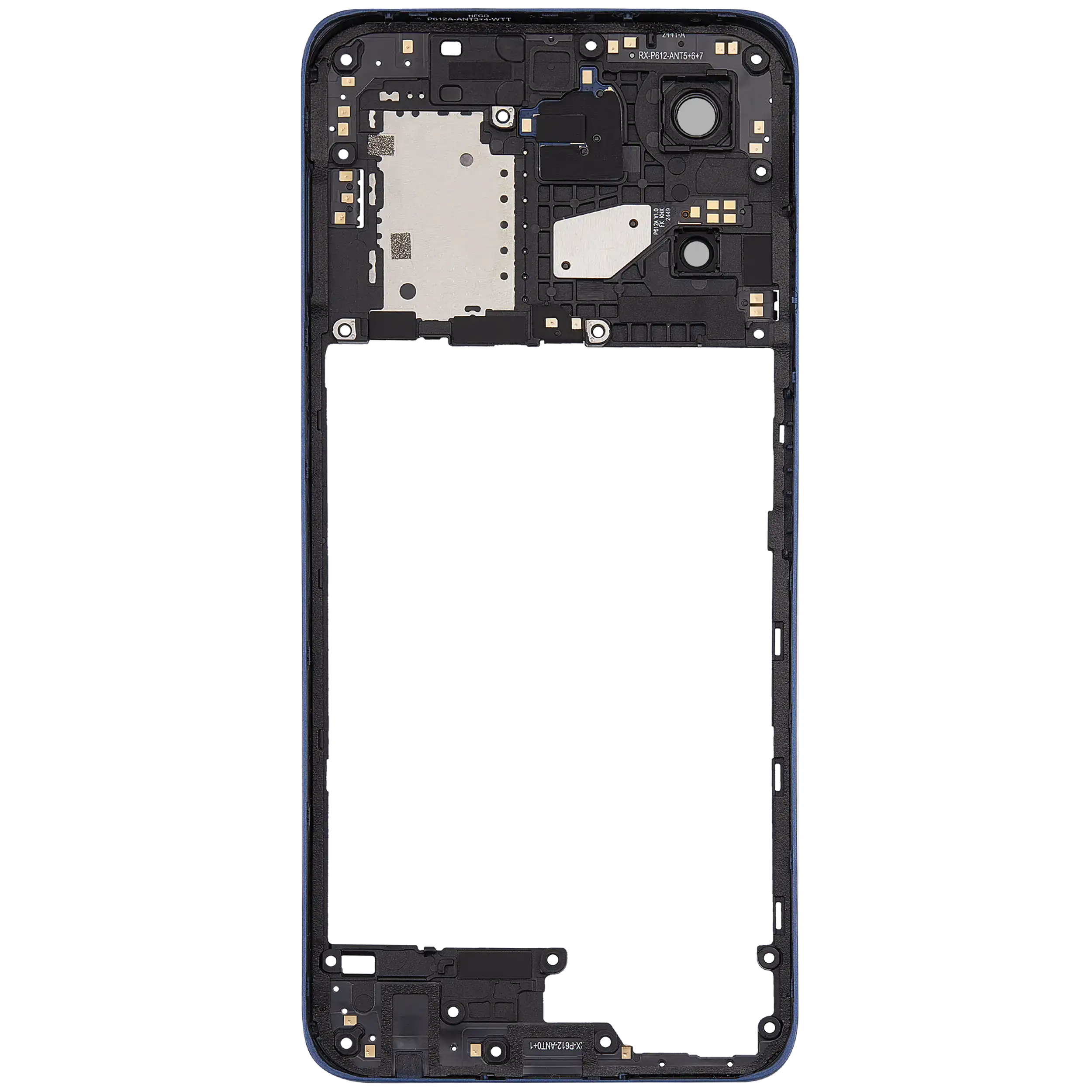 Mittelrahmen für Motorola Moto G 5G (XT2513 / 2025) (Premium) (Sapphire Blue) – Bild 4