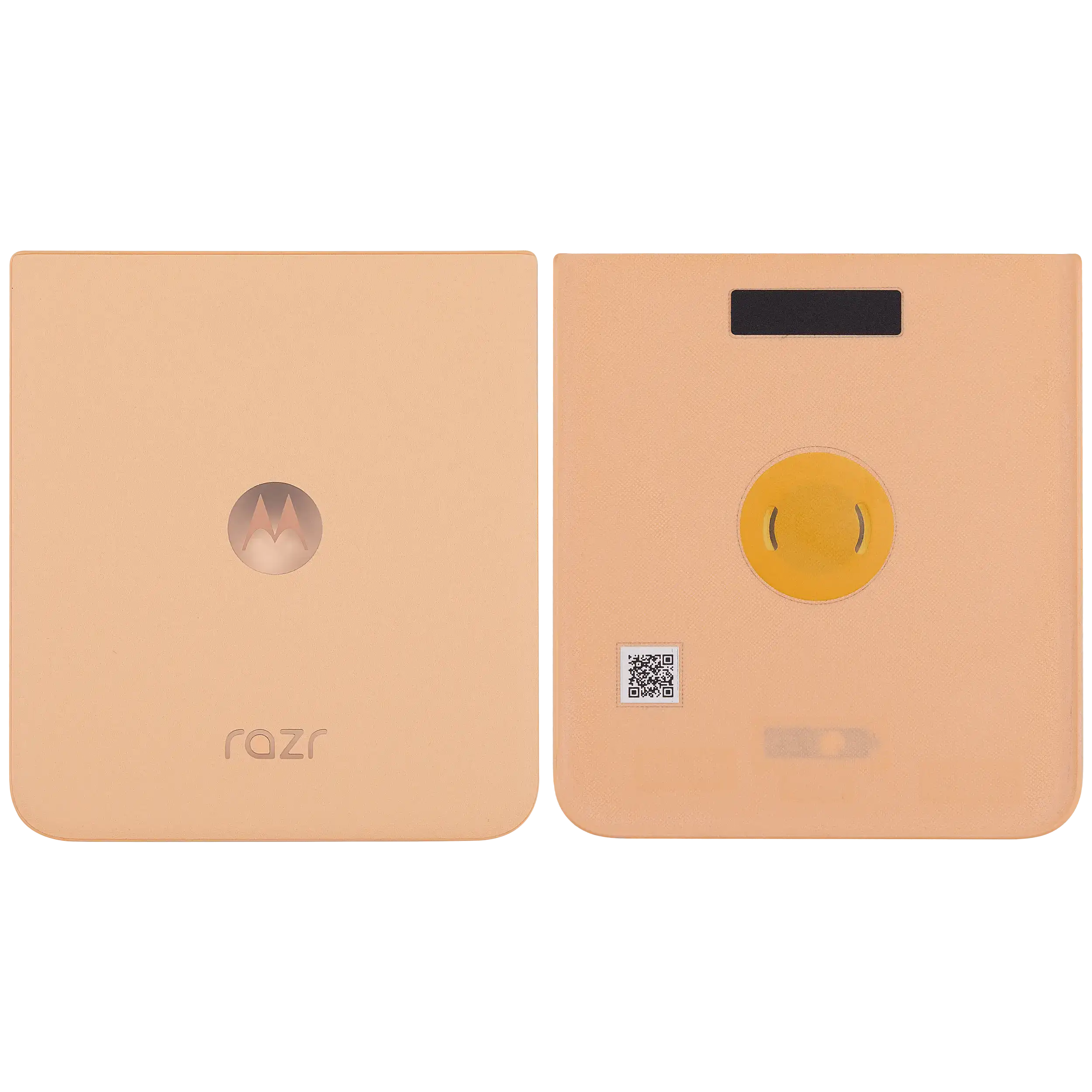 Rückdeckelglas für Motorola Razr Plus / Razr 50 Ultra (XT2451 / 2024) / Razr Plus 2025 (XT2557 / 2025) (Premium) (Peach Fuzz) – Bild 2