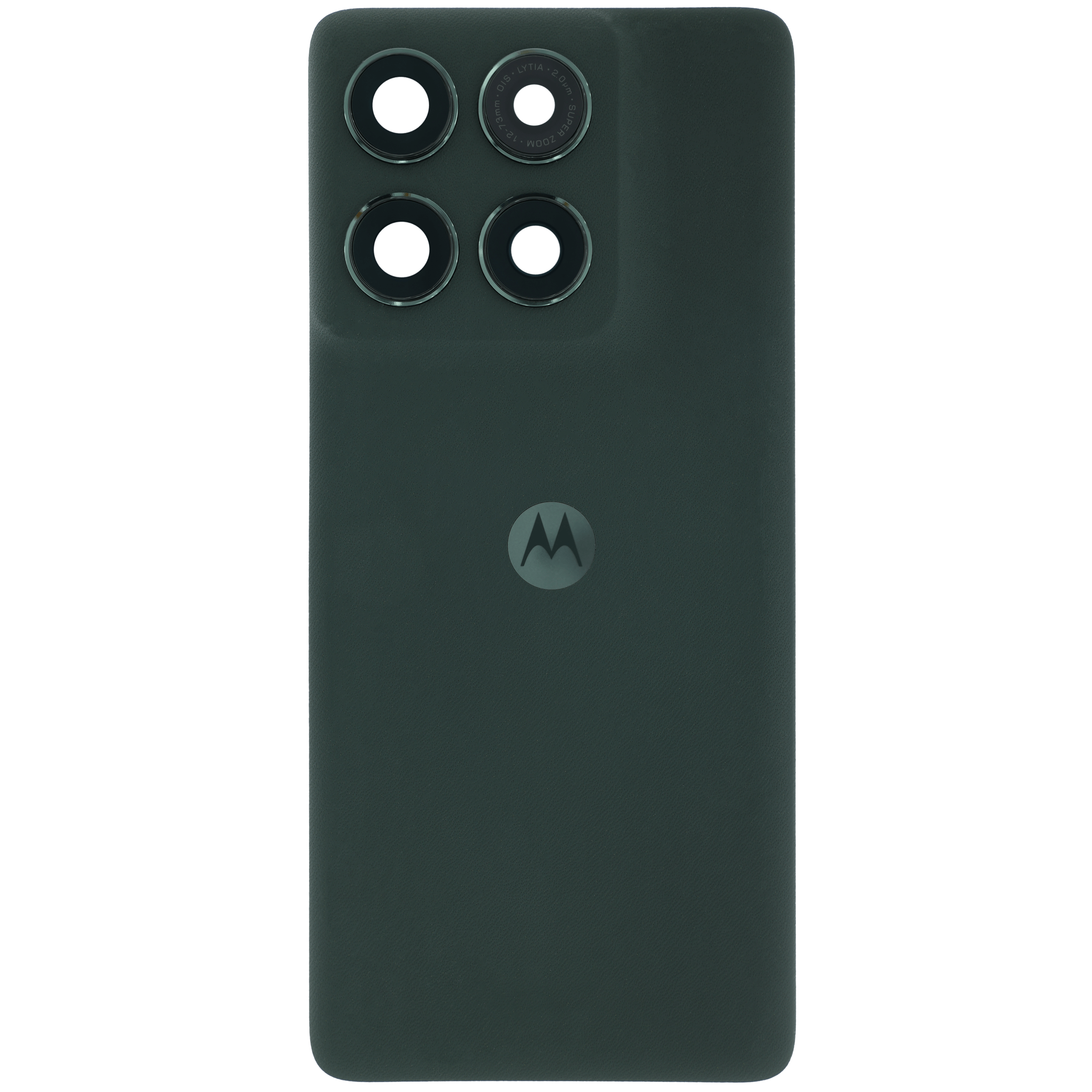 Rückdeckelglas mit Metal Halterung Ring für Motorola Moto Edge (XT2519 / 2025) (Premium) (Deep Forest) – Bild 3