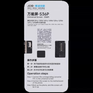 S36P Universal Display für iPhone 13 Pro / 13 Pro Max / 14 Pro / 14 Pro Max / 15 Pro / 15 Pro Max / 16 Pro / 16 Pro Max Motherboard Detection (JCID)