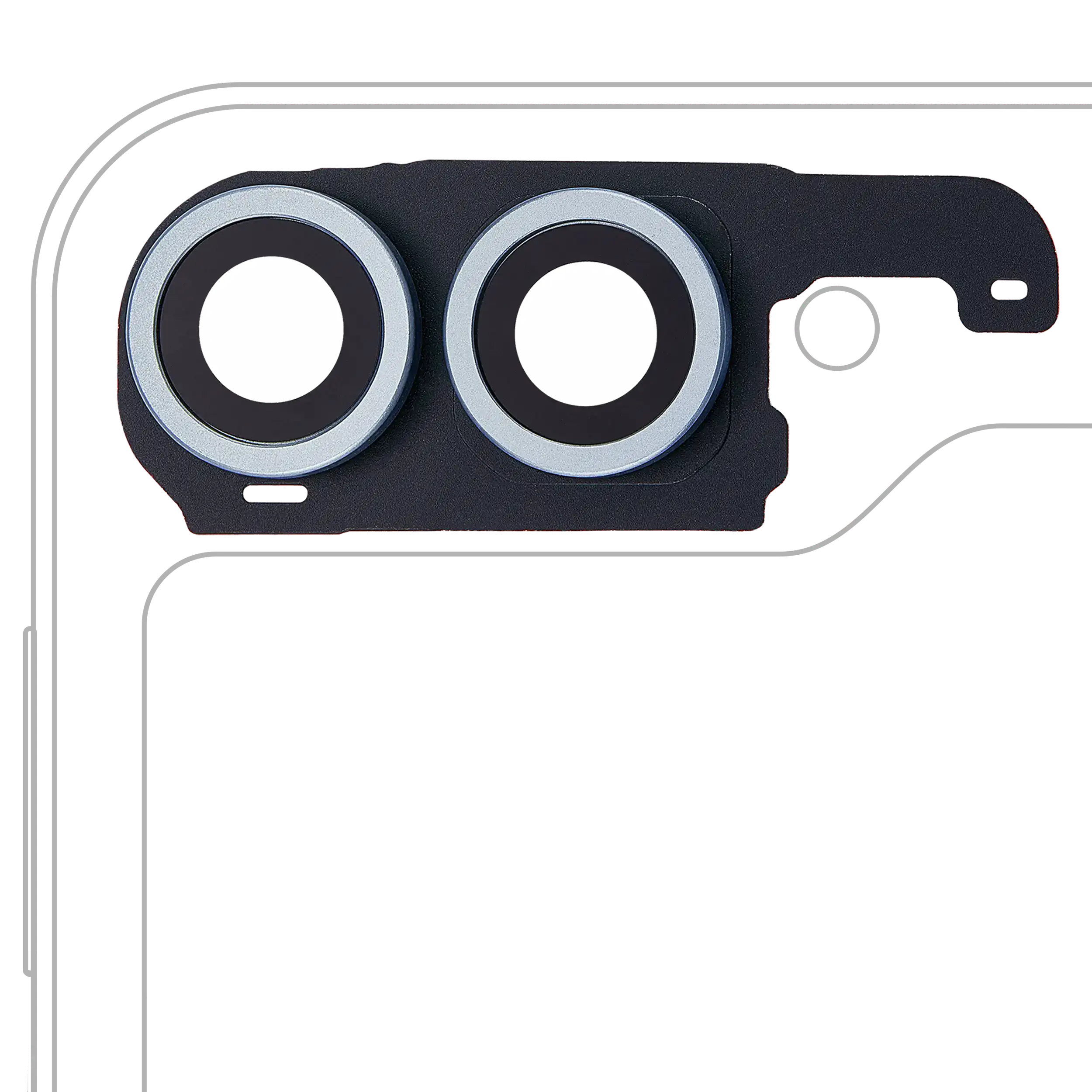 Rückkamera-Glas (nur Glas) mit Klebefolie für Samsung Galaxy Z Flip 7 5G (2-teiliges Set) – Bild 2