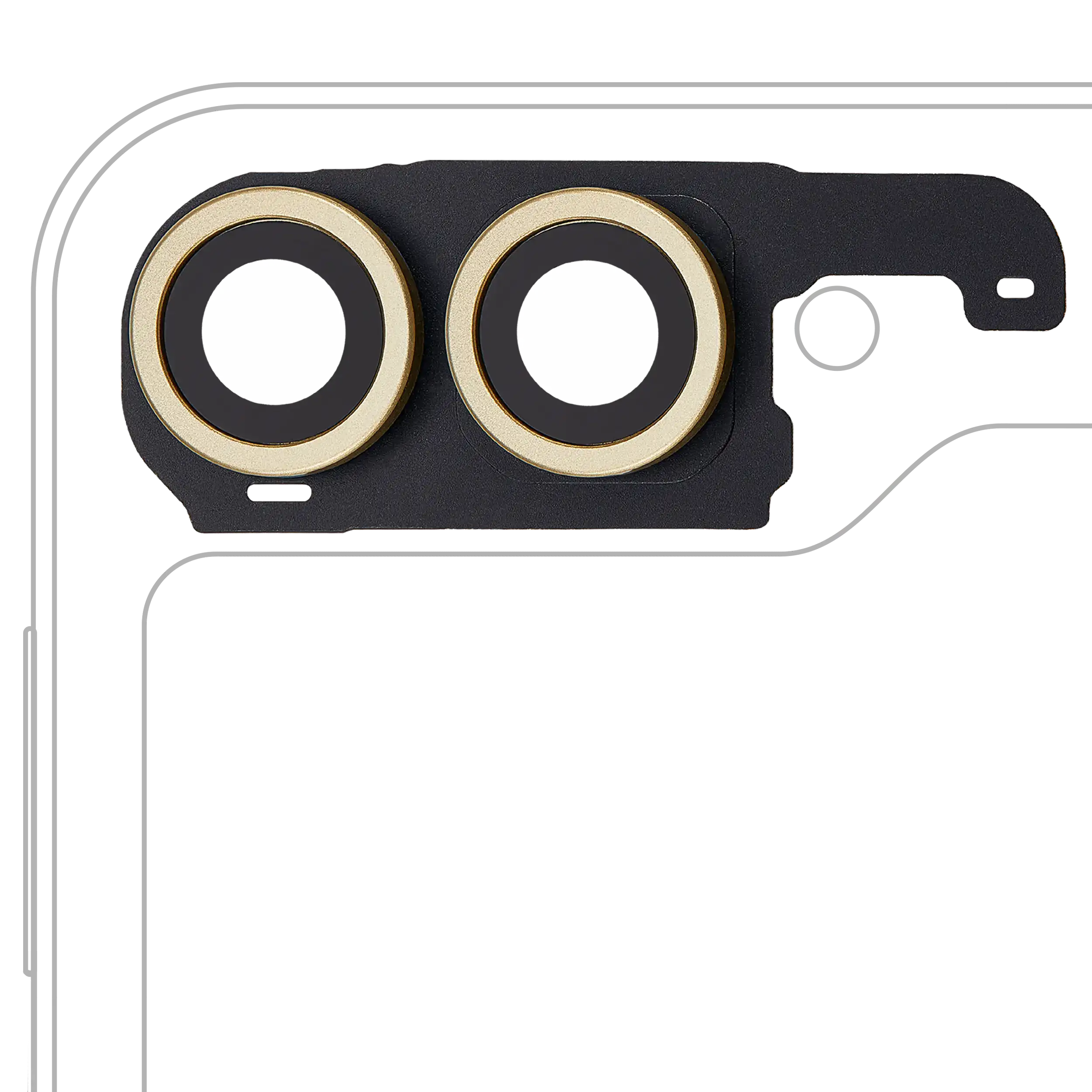 Rückkamera-Glas (nur Glas) mit Klebefolie für Samsung Galaxy Z Flip 7 5G (2-teiliges Set) – Bild 3