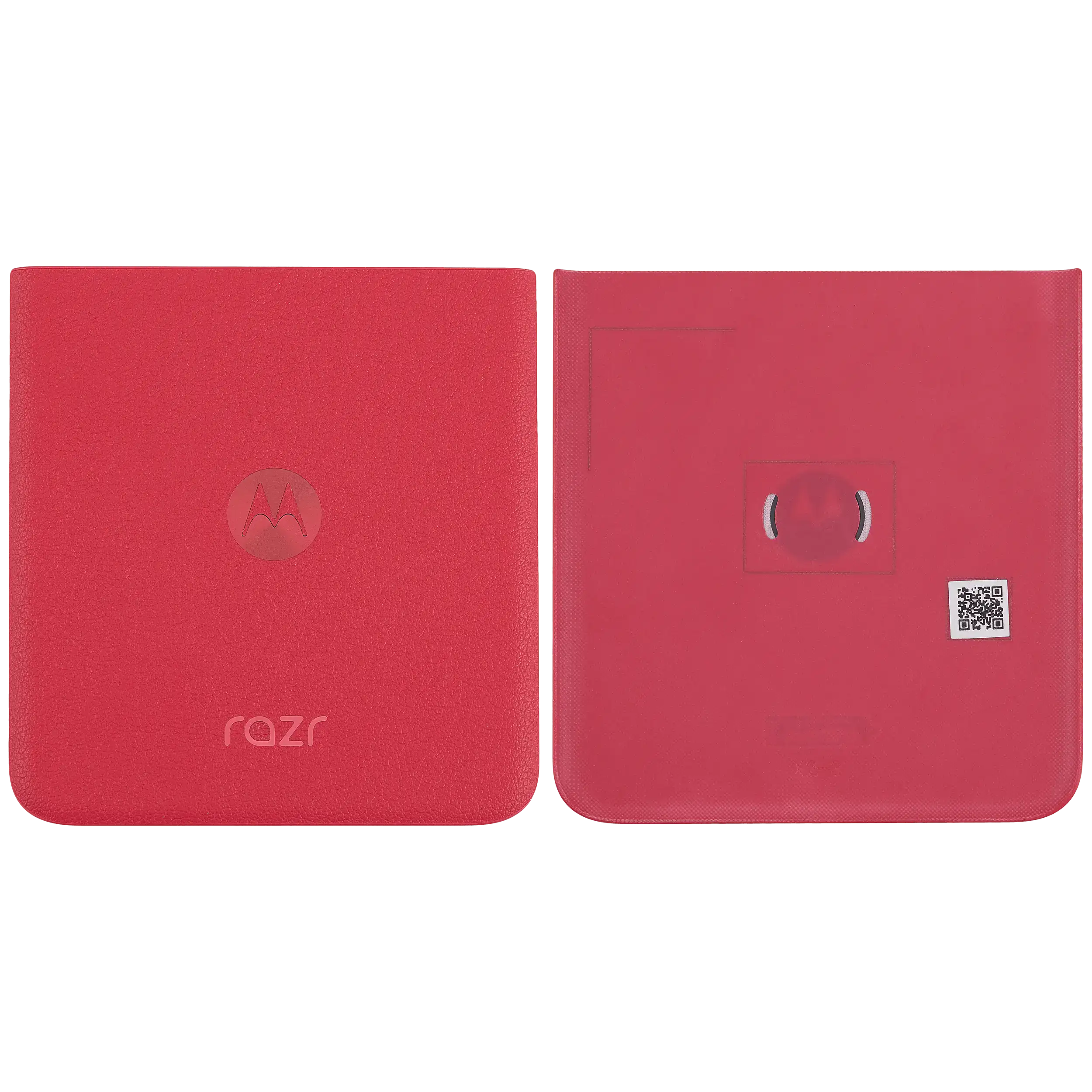 Bottom Rückdeckelglas für Motorola Razr Plus / Razr 40 Ultra (XT2321 / 2023) (Premium) (Viva Magenta) – Bild 2