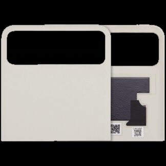 Top OLED Rückdeckelglas für Motorola Razr / Razr 40 (XT2323 / 2023) (Premium) (Vanilla Cream)