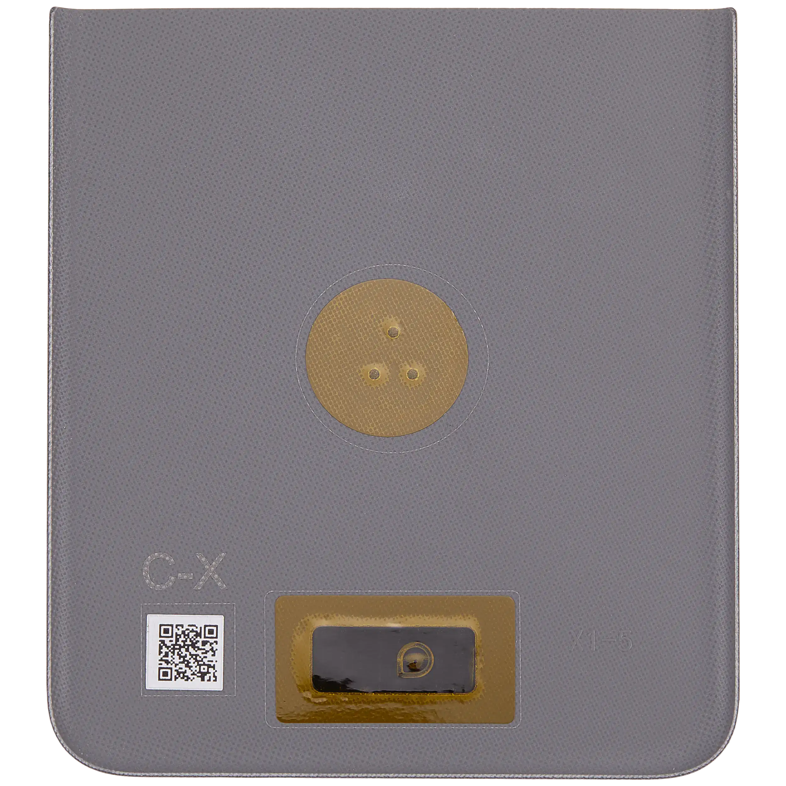 Rückdeckelglas für Motorola Razr / Razr 50 (XT2453 / 2024) (Premium) (Koala Grey) – Bild 4