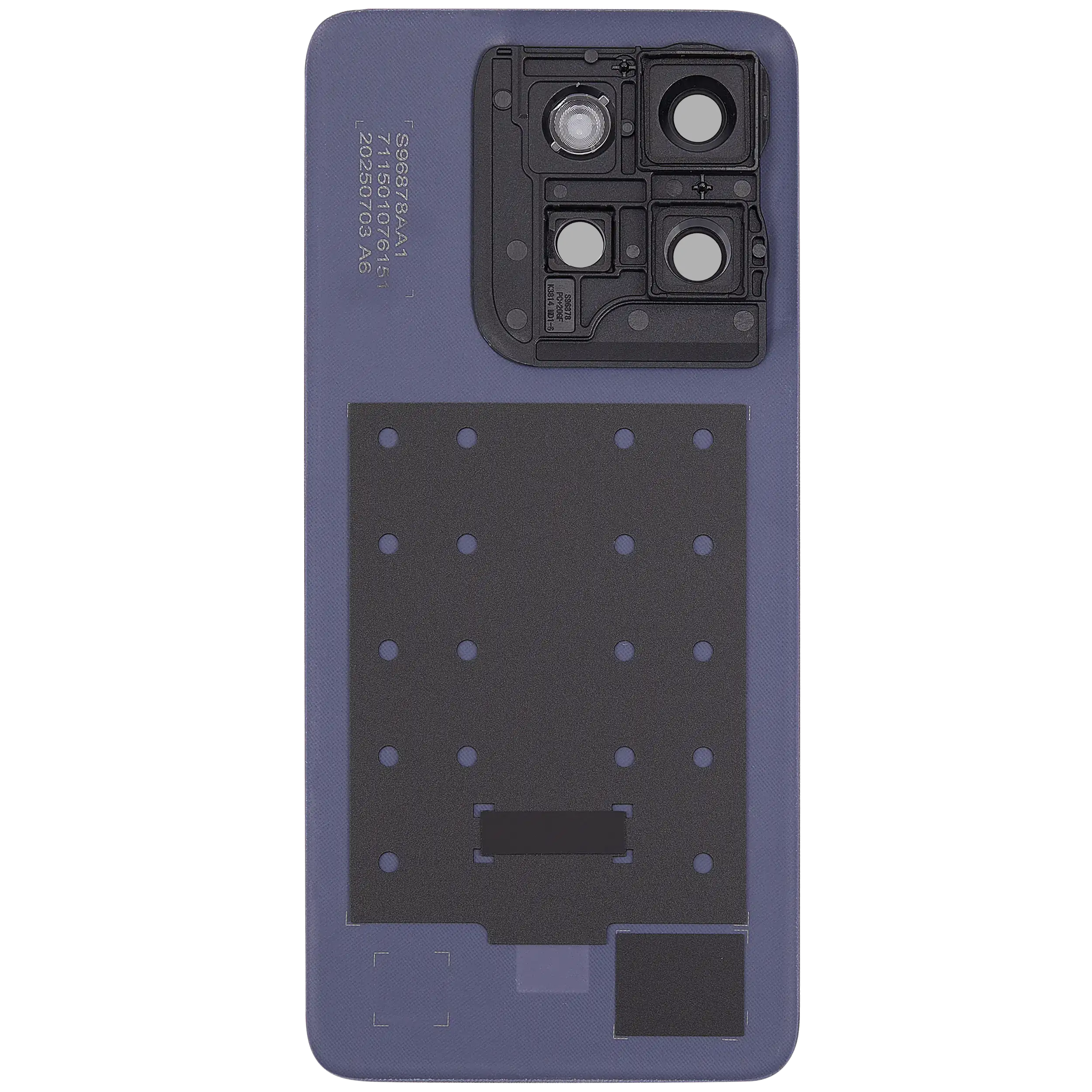 Rückdeckelglas für Motorola Moto Edge 50 Neo (XT2409 / 2024) (Premium) (Grisaille) – Bild 4