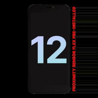 OLED Display mit Näherungssensor Flex vormontiert für iPhone 12 (Service Pack)