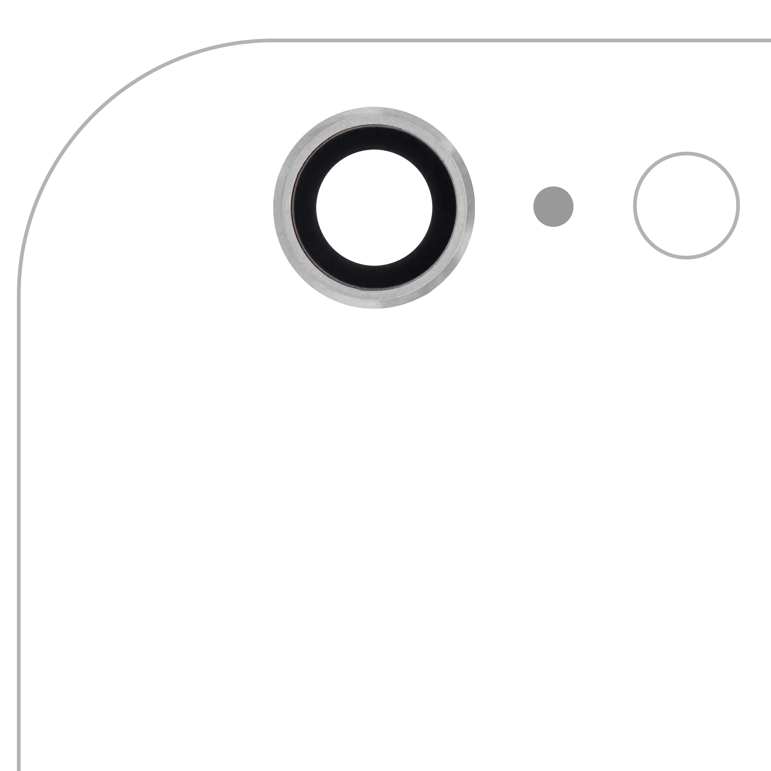 Rückkamera-Glas (nur Glas) mit Klebefolie für iPhone 16 / 16 Plus (2-teiliges Set) (Aftermarket Plus) (10er-Pack) – Bild 3
