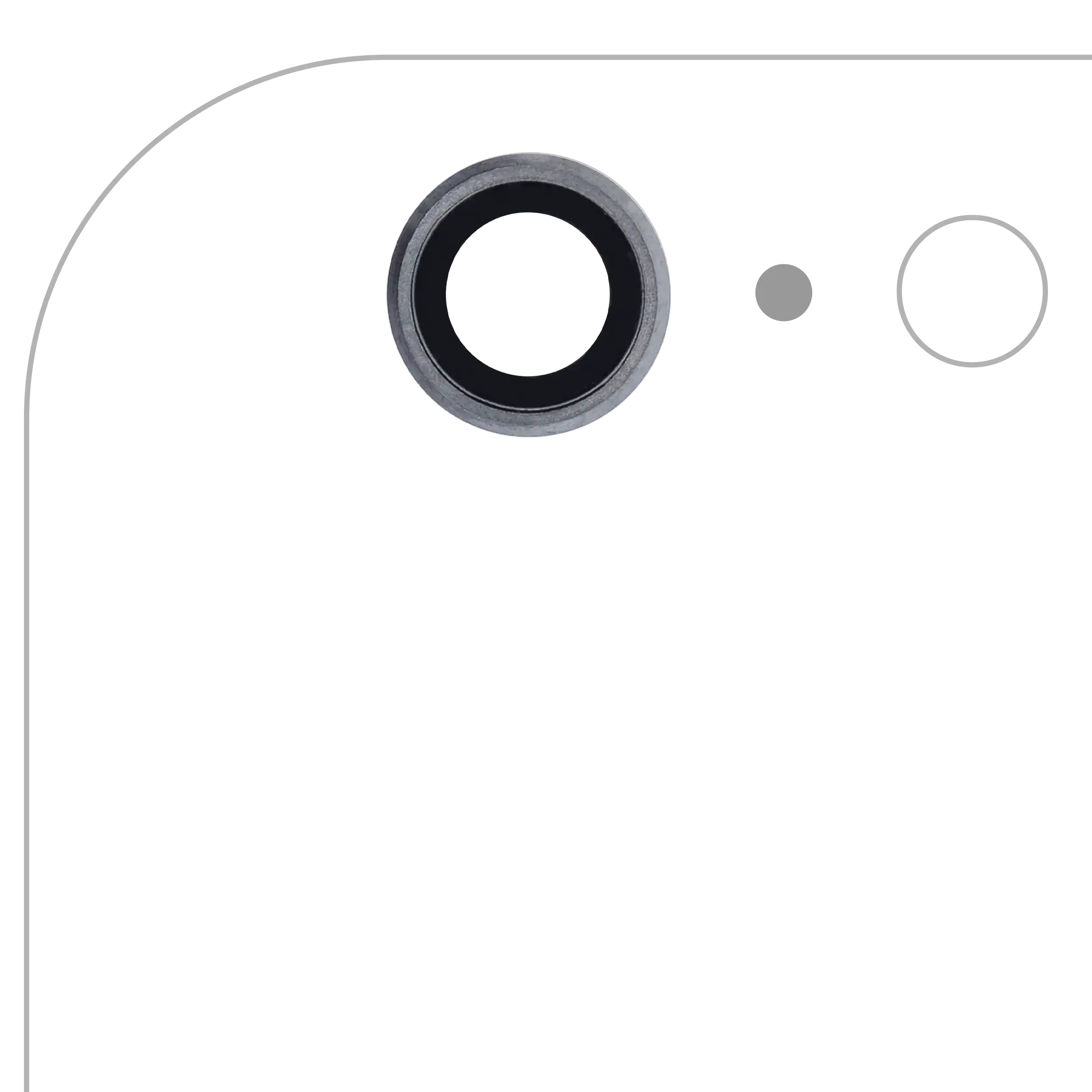 Rückkamera-Glas (nur Glas) mit Klebefolie für iPhone 16 / 16 Plus (2-teiliges Set) (Aftermarket Plus) (10er-Pack) – Bild 4
