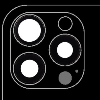 Rückkamera-Glas (nur Glas) mit Klebefolie für iPhone 16 Pro / 16 Pro Max (3-teiliges Set) (Aftermarket Plus) (10er-Pack)