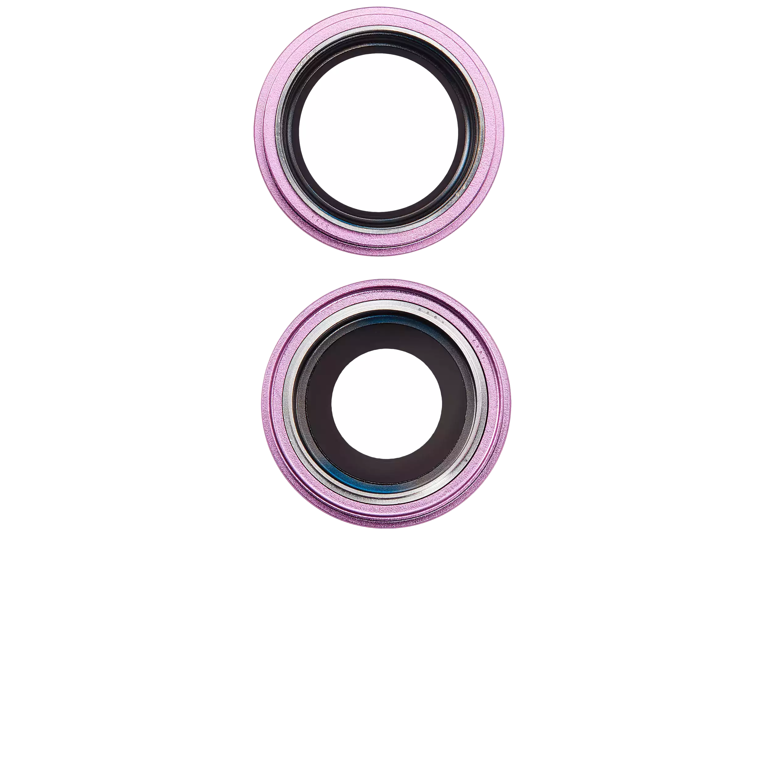 Rückkamera-Glas mit Halterung und Blende für iPhone 16 / 16 Plus (2-teiliges Set) (Premium) (Pink (Rosa)) – Bild 3