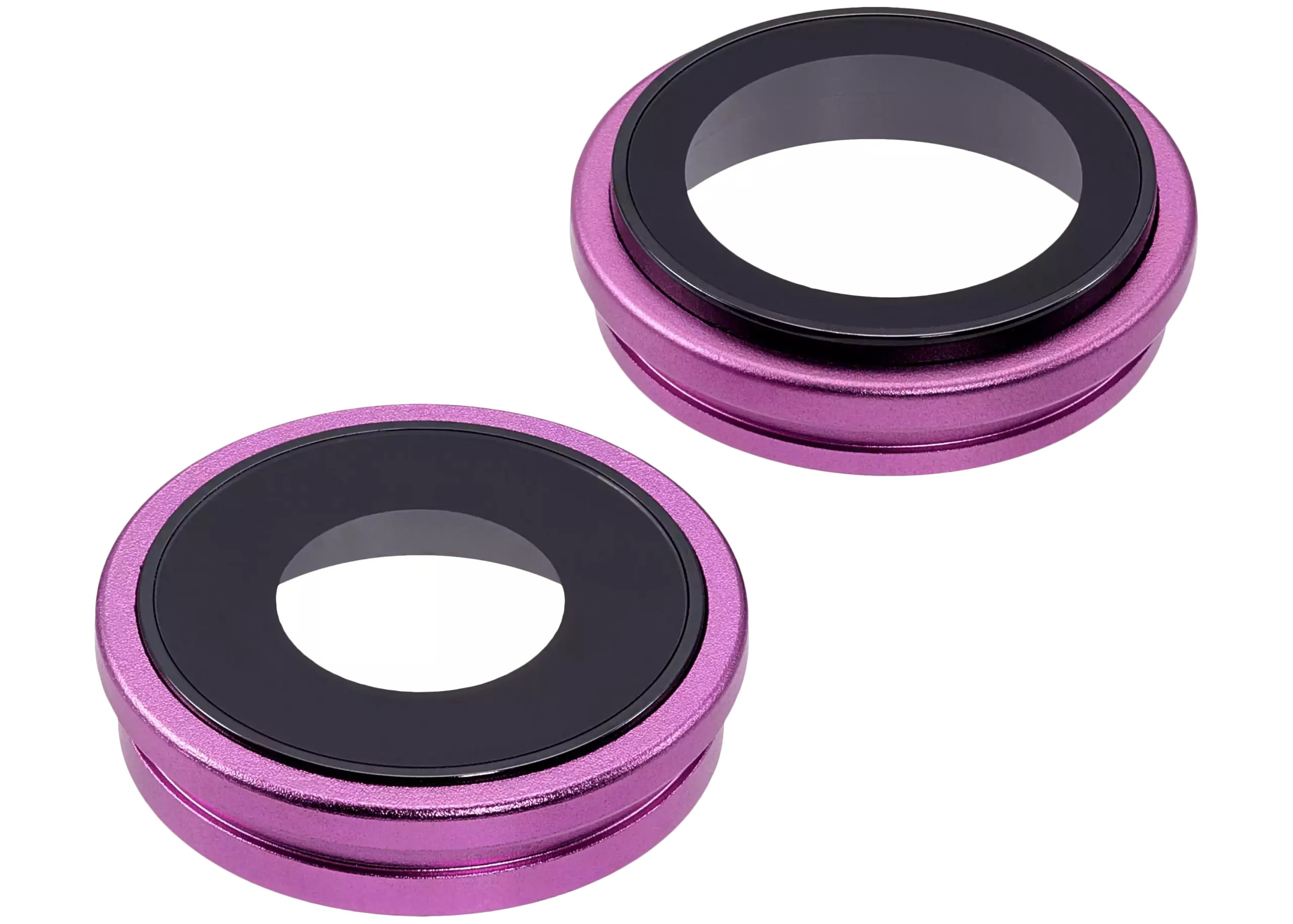 Rückkamera-Glas mit Halterung und Blende für iPhone 16 / 16 Plus (2-teiliges Set) (Premium) (Pink (Rosa)) – Bild 4