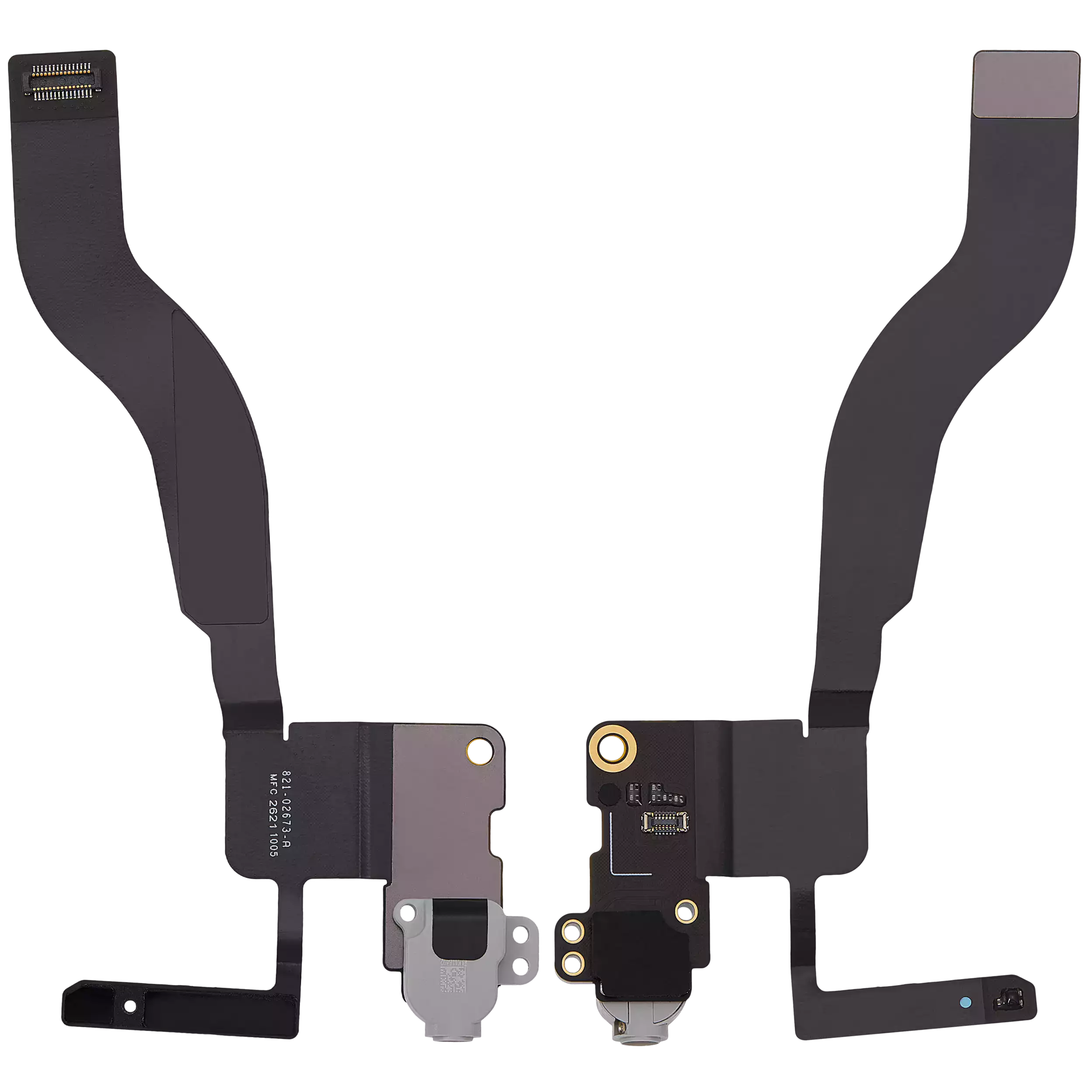 Audio Platine mit Flexkabel für MacBook Pro 13" A2289 / A2338 (2020) (Silver (Silber)) – Bild 2