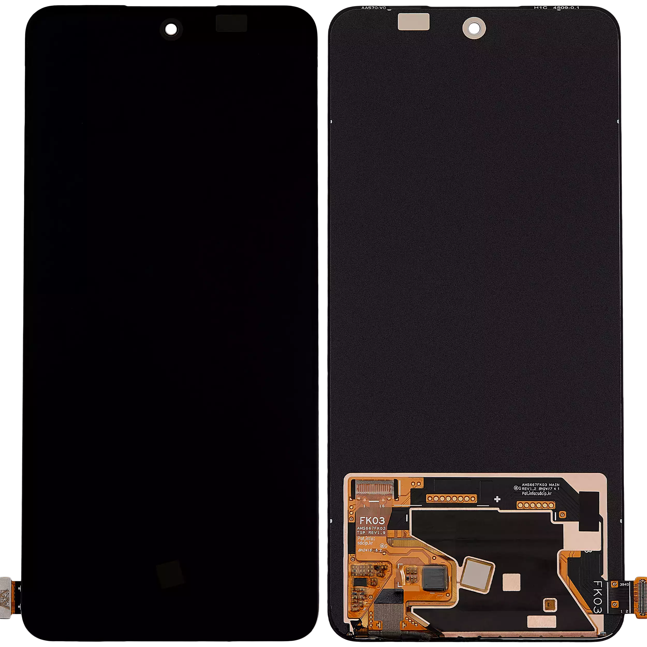 OLED Display ohne Rahmen für Oppo Reno 12F 4G / 5G / Realme 12 4G / Realme 13 Plus / Oppo F27 / Realme 13 4g / Realme14T / Realme14 / Re – Bild 2
