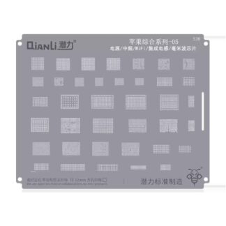 Bumblebee Stencil (QS536) für Apple CPU 05-Power Supply / MF / Wifi / Integrated inductor / Millimeter Wave IC (Qianli)