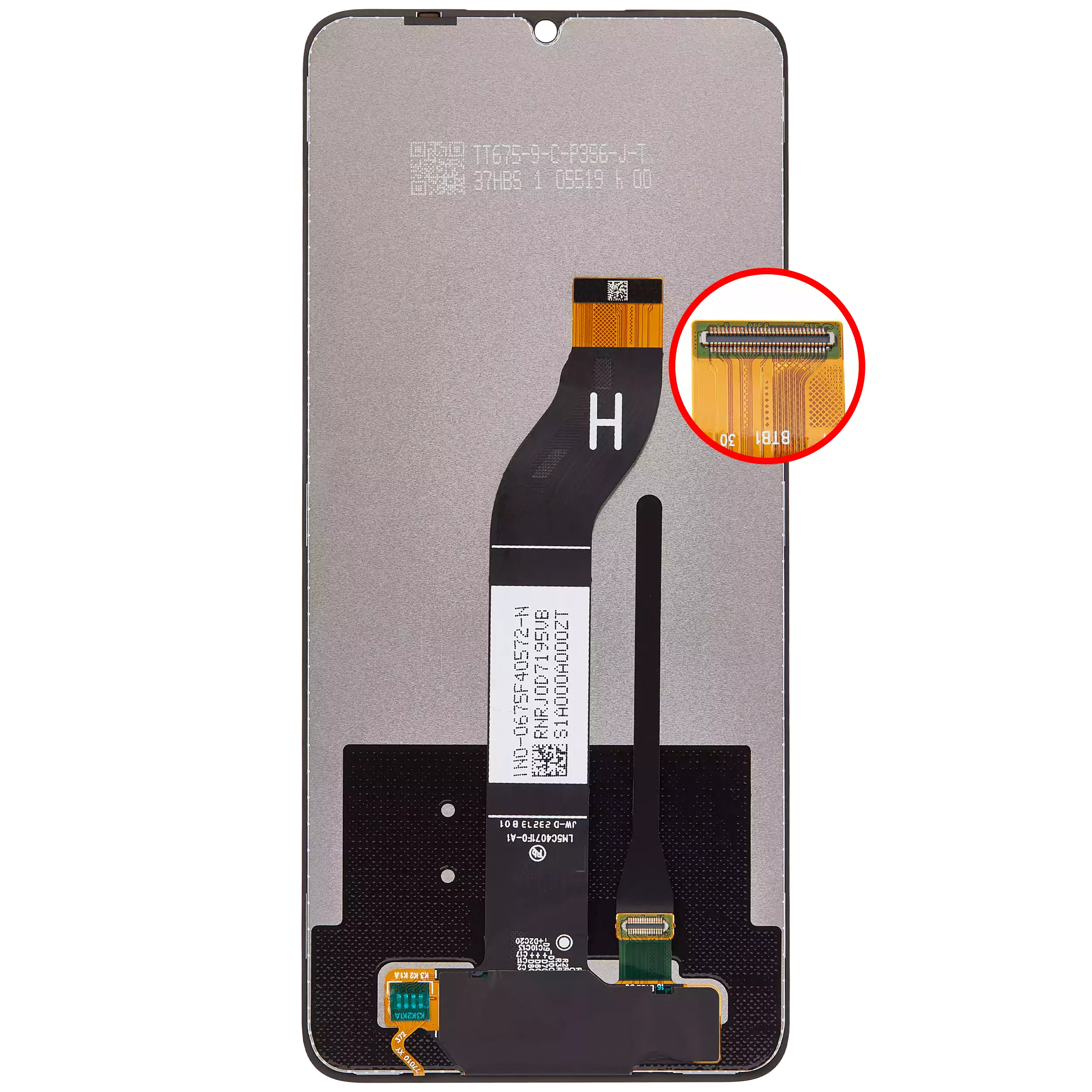LCD Display ohne Rahmen für Xiaomi Redmi 13C 5G / 13R / Poco M6 5G (professionell aufgearbeitet) – Bild 4