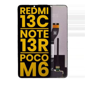 LCD Display ohne Rahmen für Xiaomi Redmi 13C 5G / 13R / Poco M6 5G (professionell aufgearbeitet)