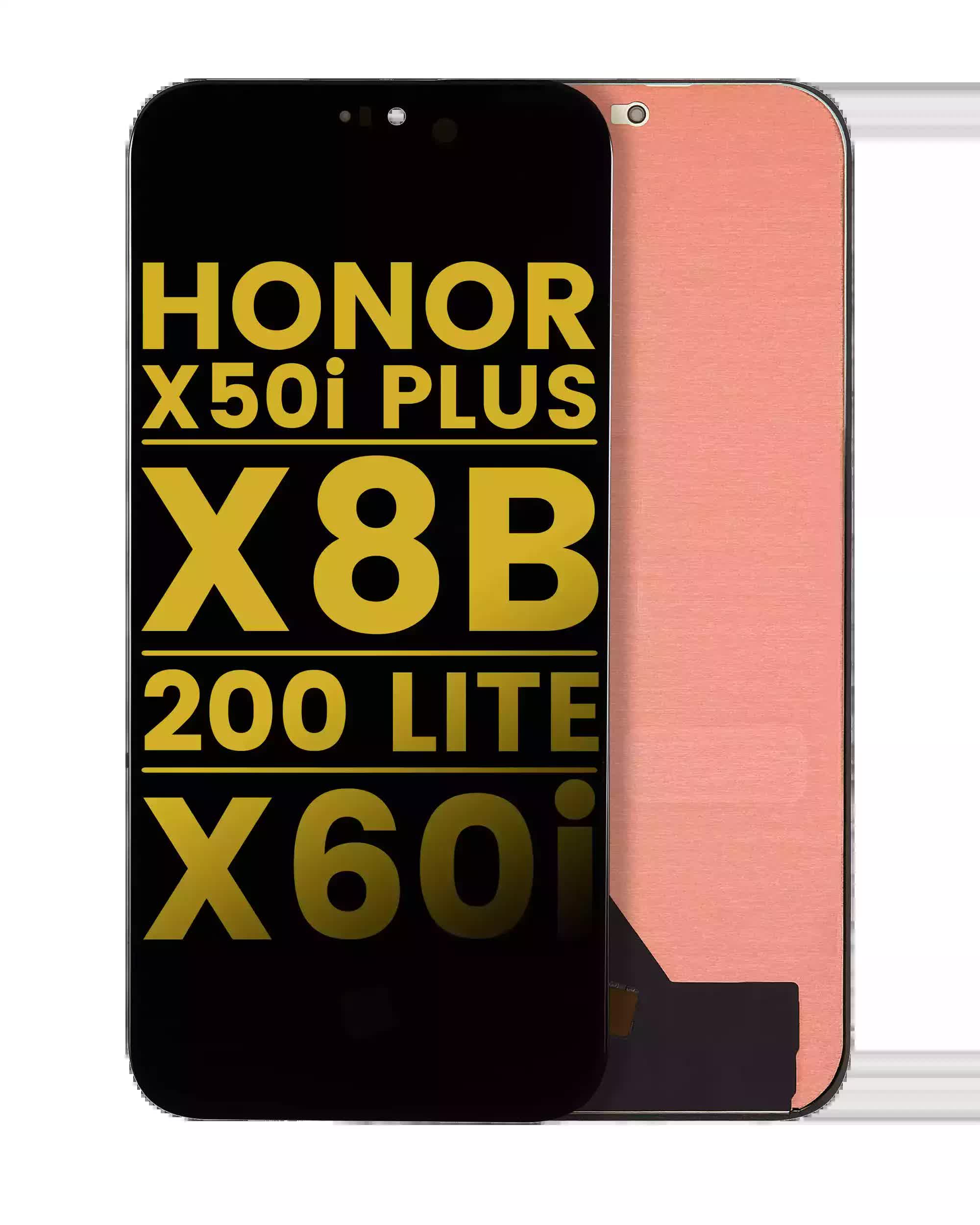 OLED Display ohne Rahmen für Honor X50i Plus / X8B / X8C /200 lite / PIay 8T Pro / PIay 9T Pro / X60i (professionell aufgearbeitet)