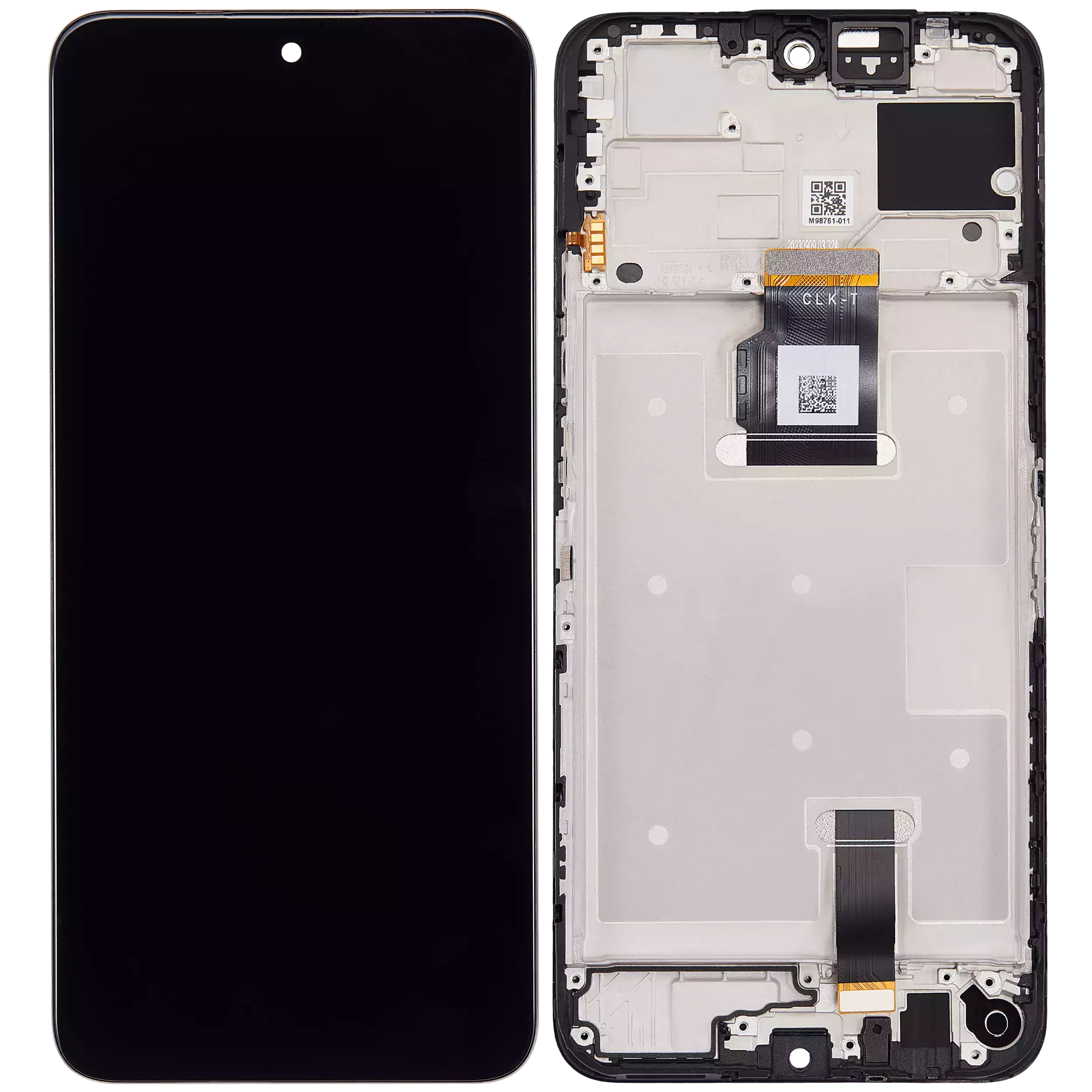 LCD Display mit Rahmen für Honor Play 50 Plus / Play 8T / X7B / 90 Smart (professionell aufgearbeitet) – Bild 2