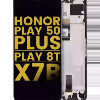 LCD Display mit Rahmen für Honor Play 50 Plus / Play 8T / X7B / 90 Smart (professionell aufgearbeitet)
