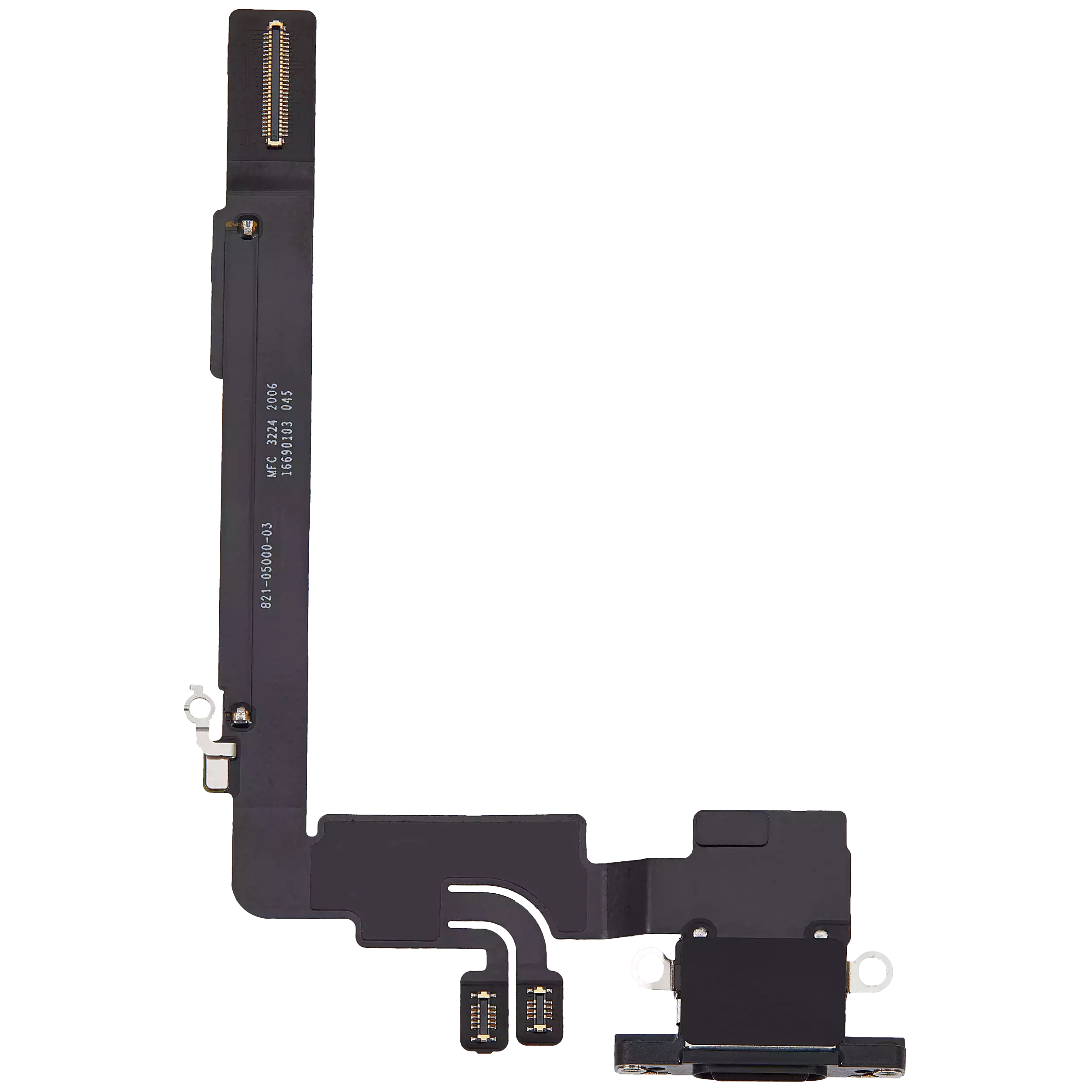 Ladebuchse Flexkabel für iPhone 16 Pro Max (Premium) (Black Titanium) – Bild 3