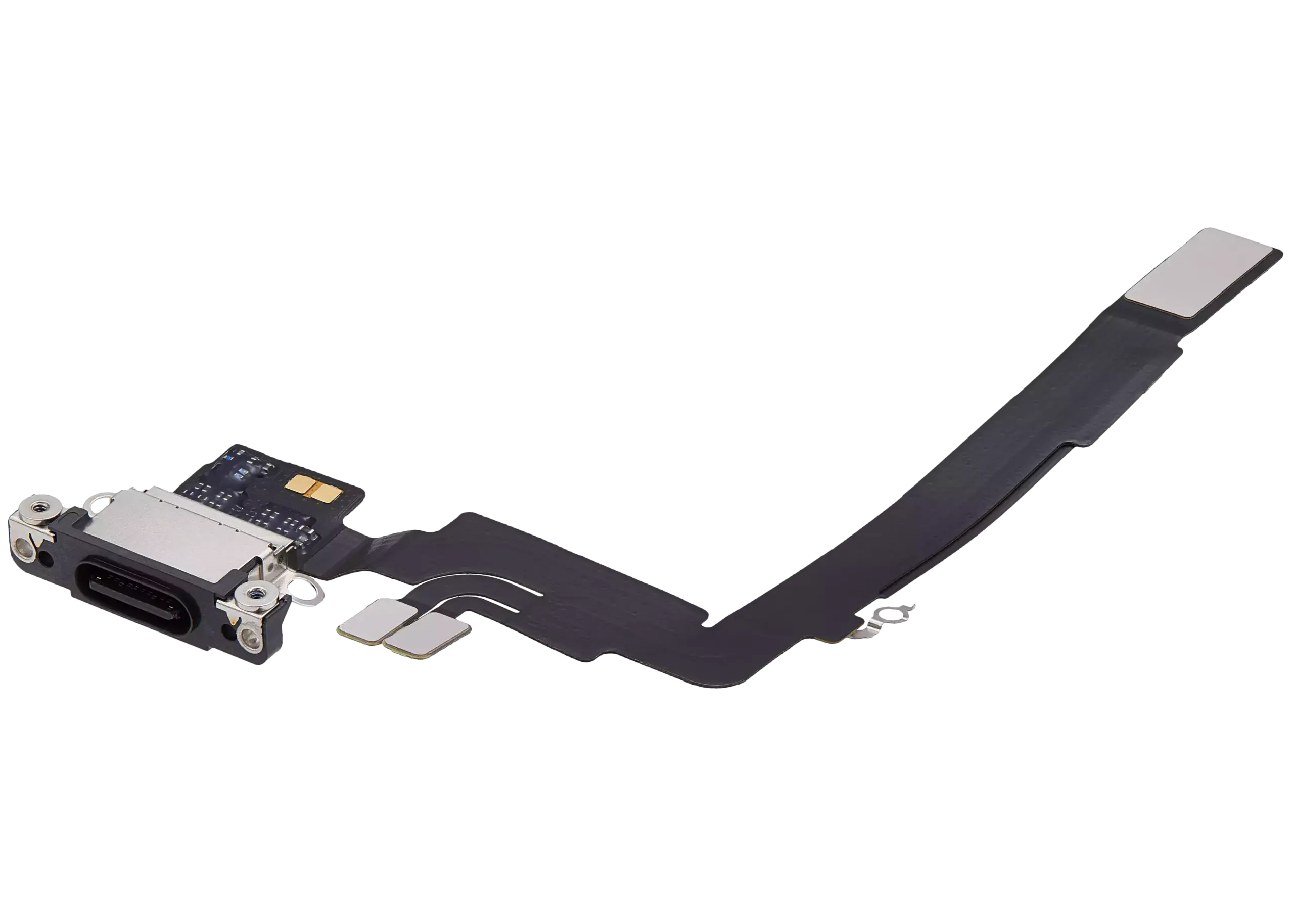 Ladebuchse Flexkabel für iPhone 16 Pro Max (Premium) (Black Titanium) – Bild 4