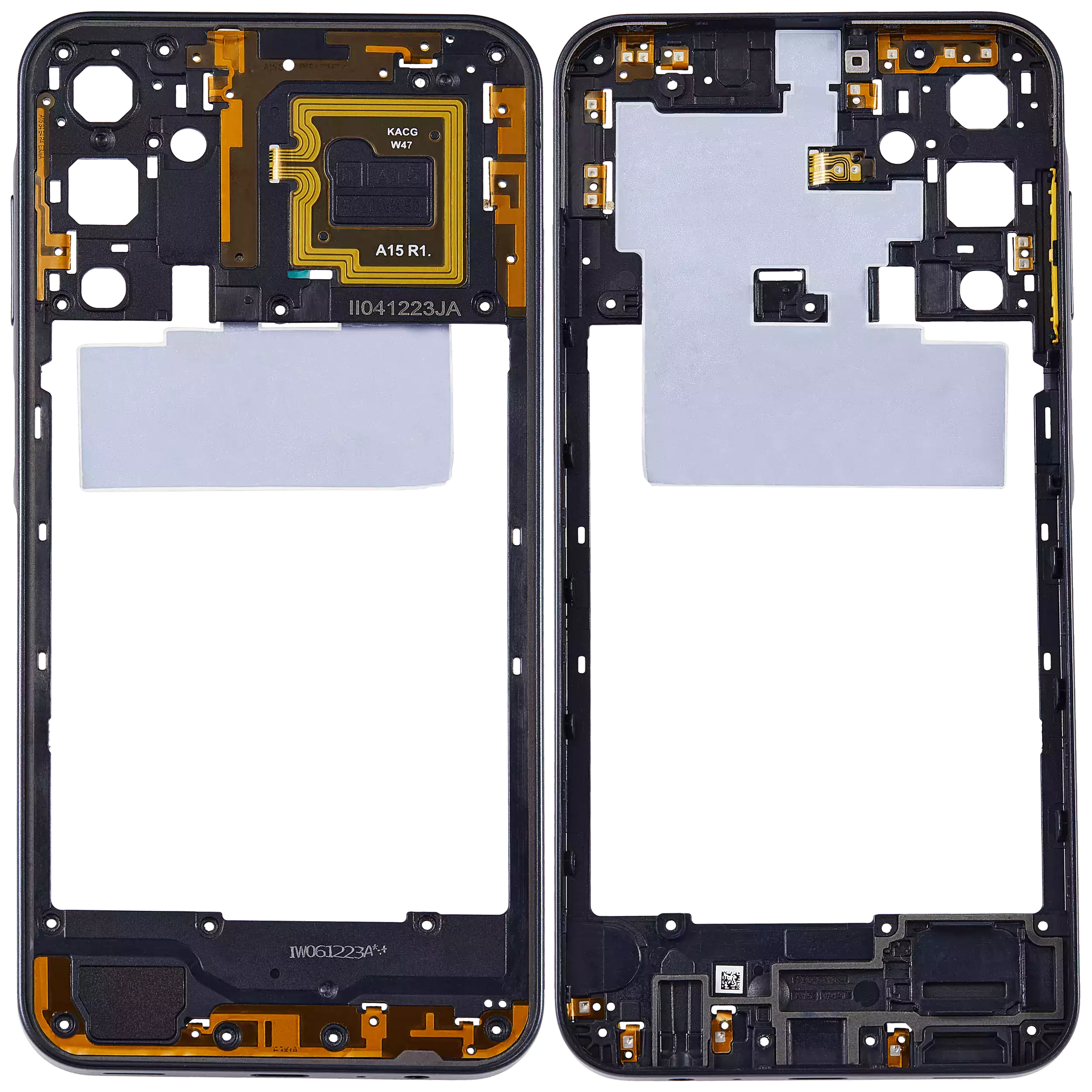 Mittelrahmen für Samsung Galaxy A15 (A155 / 2023) (Brave Black) – Bild 2