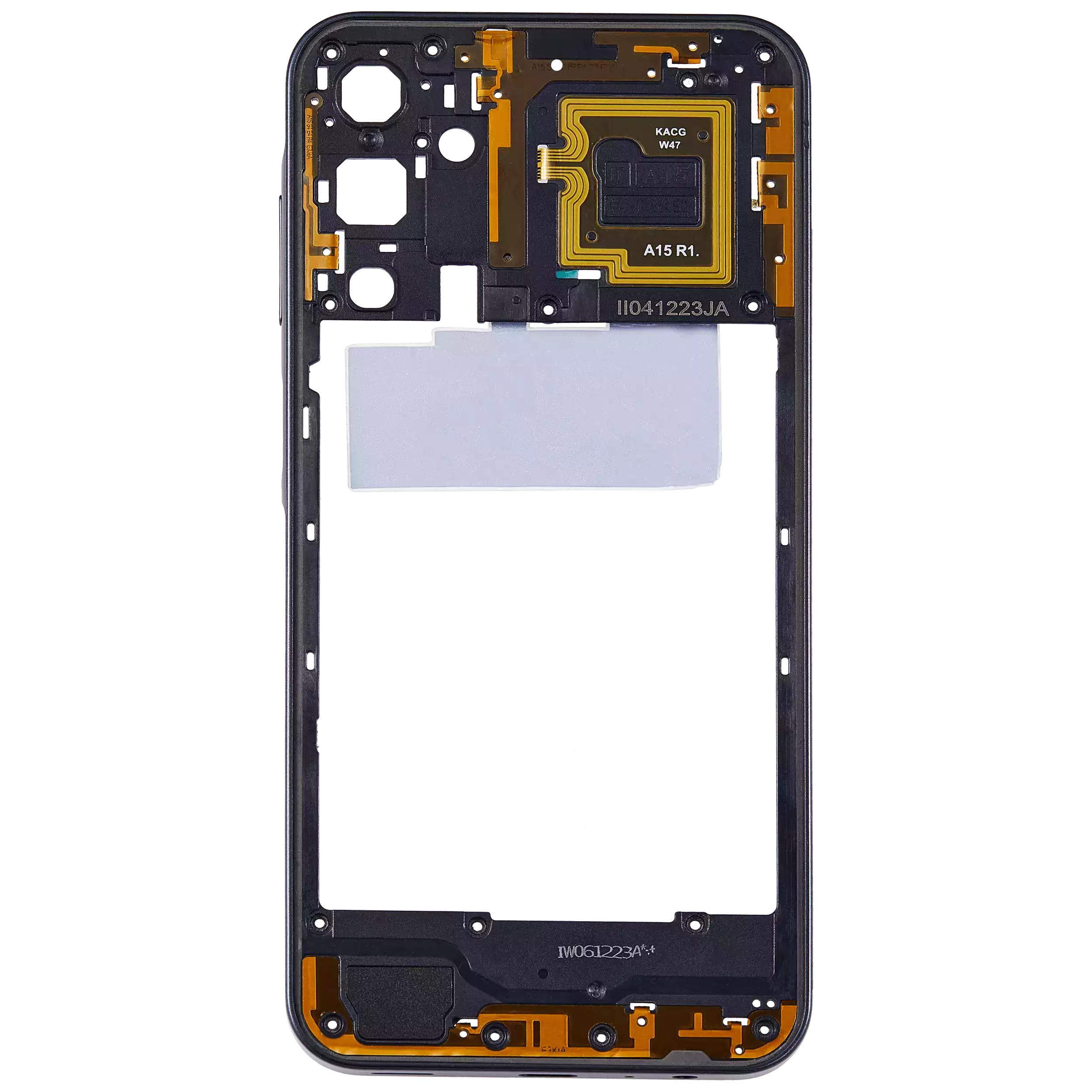 Mittelrahmen für Samsung Galaxy A15 (A155 / 2023) (Brave Black) – Bild 3