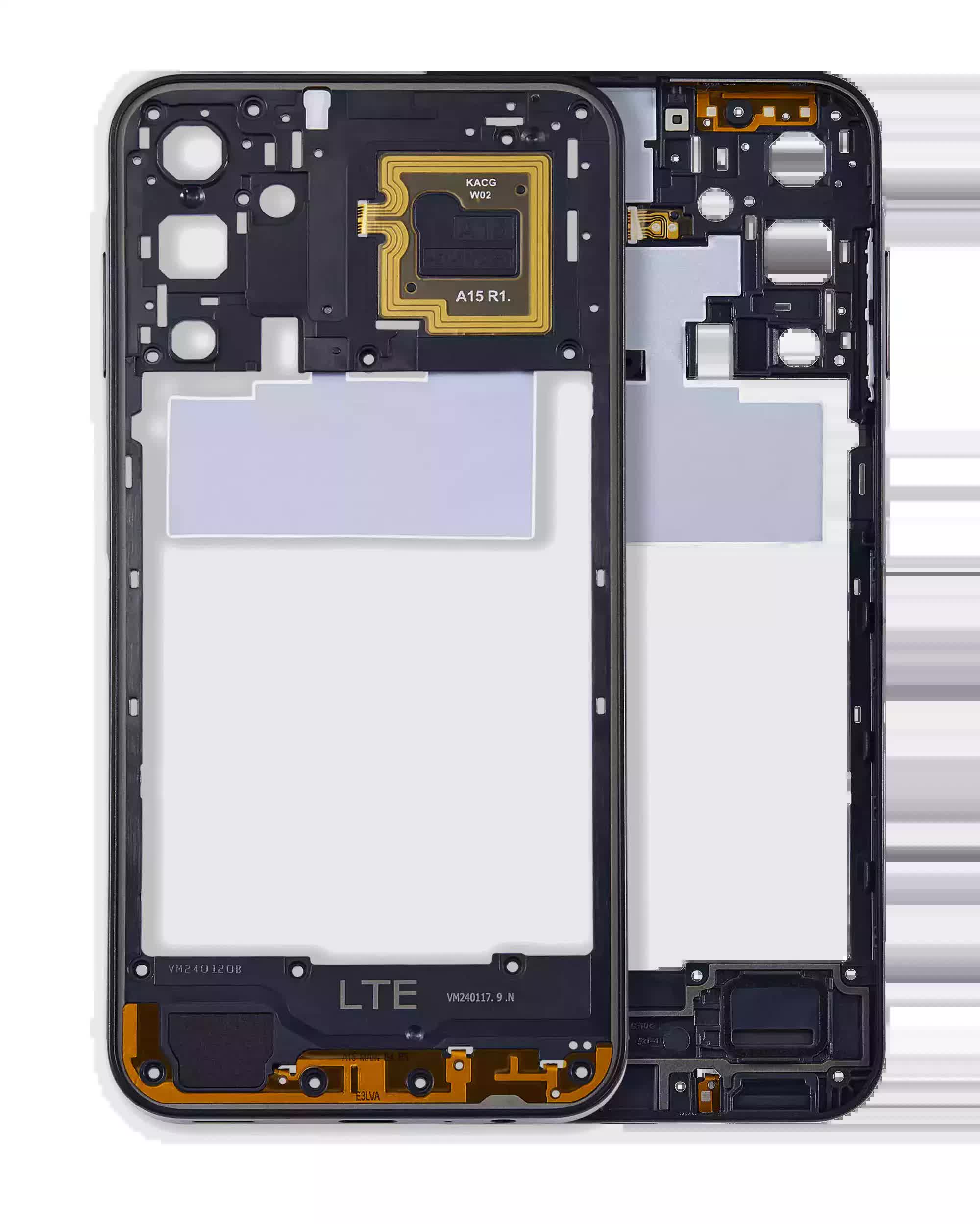 Mittelrahmen für Samsung Galaxy A15 5G (A156 / 2023) (Brave Black)