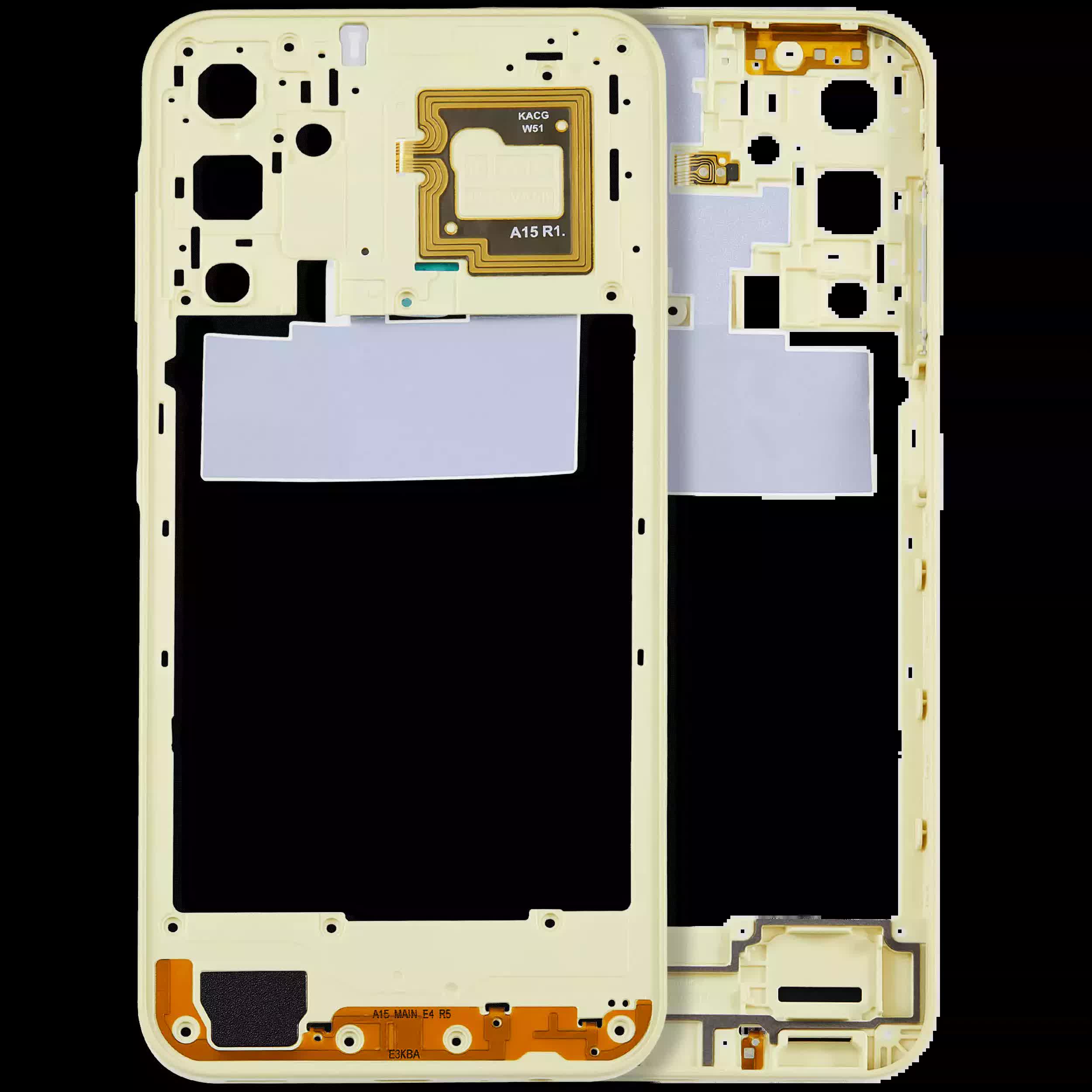 Mittelrahmen für Samsung Galaxy A15 5G (A156 / 2023) (Personality Yellow)