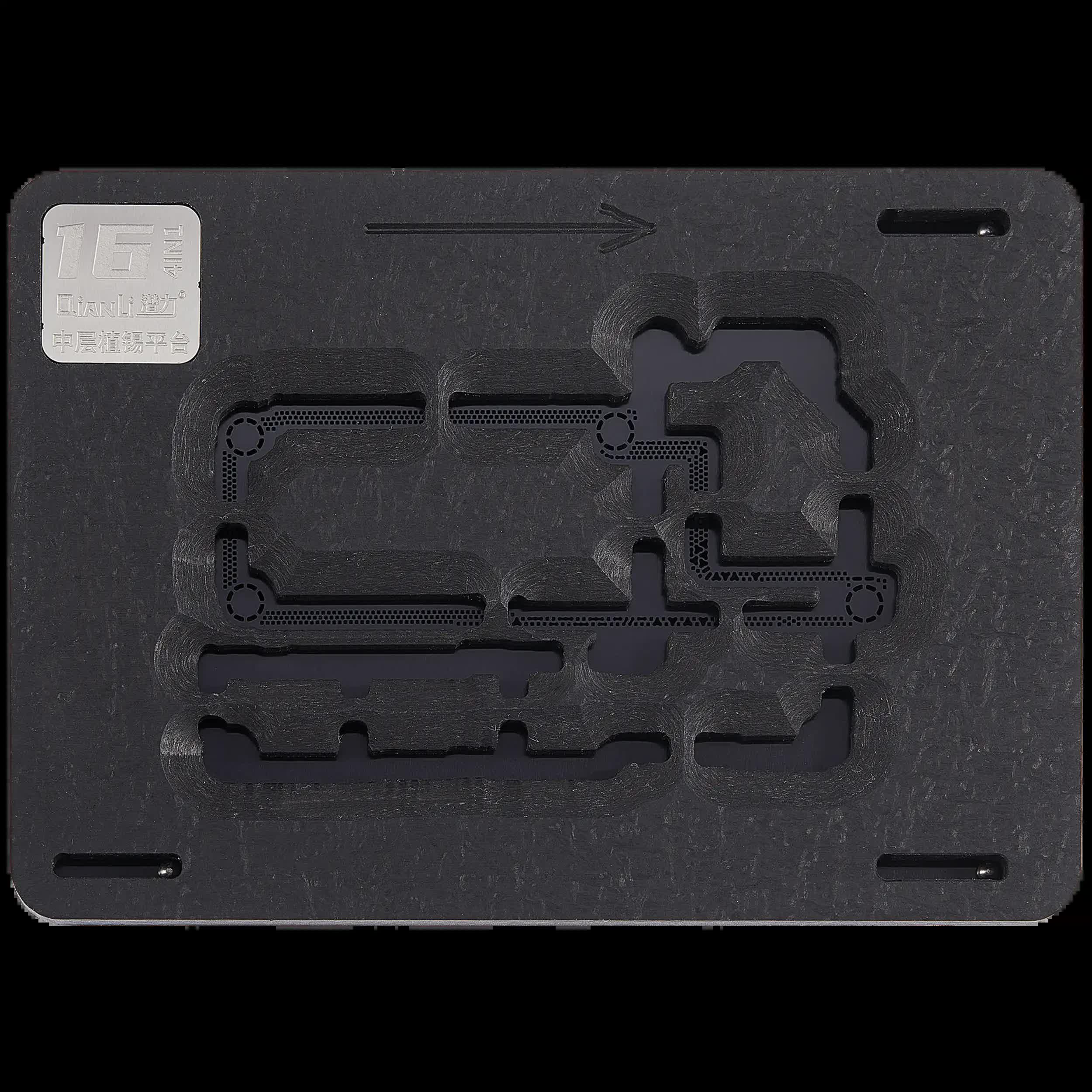 4 in 1 Middle Rahmen Reballing Plattform für iPhone 16 / 16 Plus / 16 Pro / 16 Pro Max (Qianli)