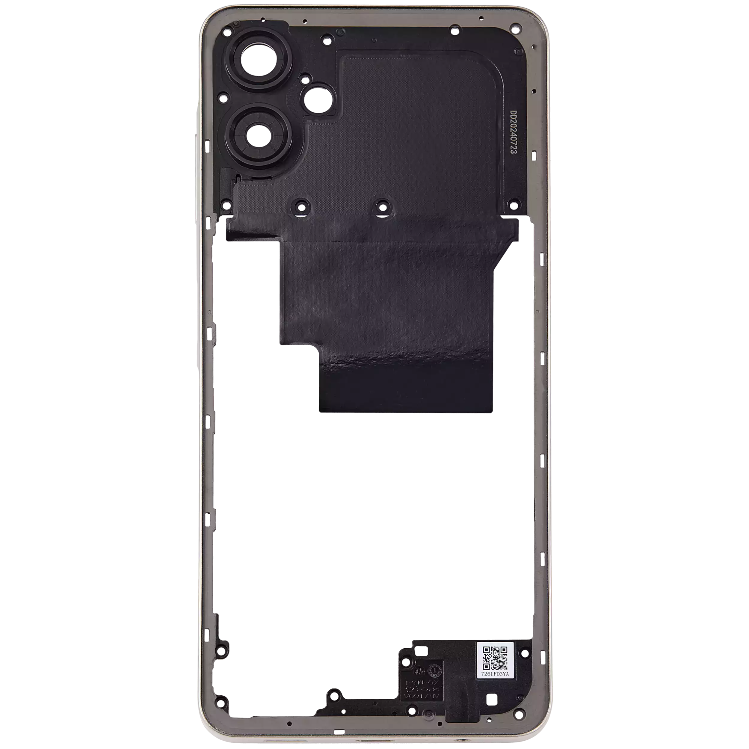 Mittelrahmen für Samsung Galaxy A06 (A065 / 2024) (Gold) – Bild 3