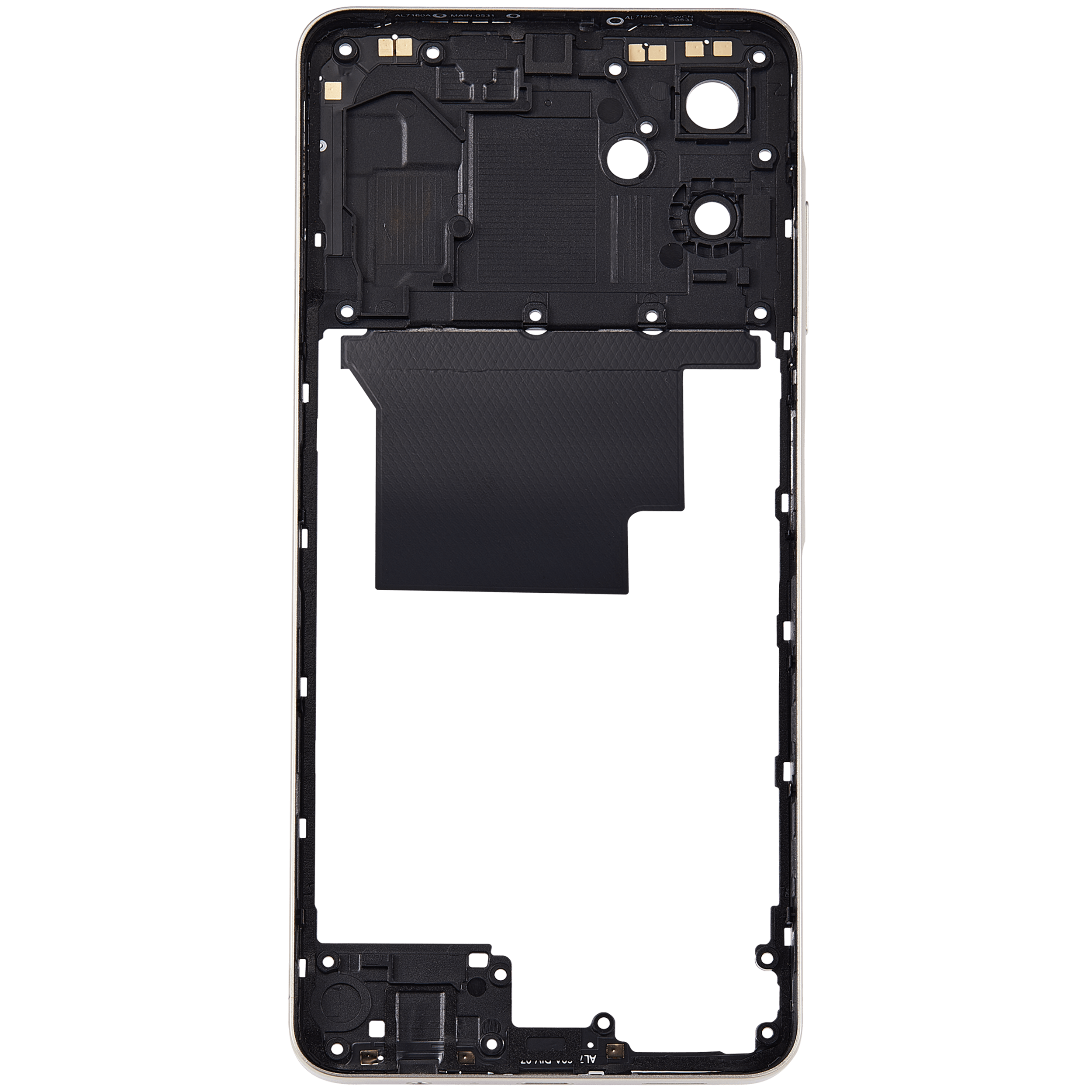 Mittelrahmen für Samsung Galaxy A06 (A065 / 2024) (Gold) – Bild 4