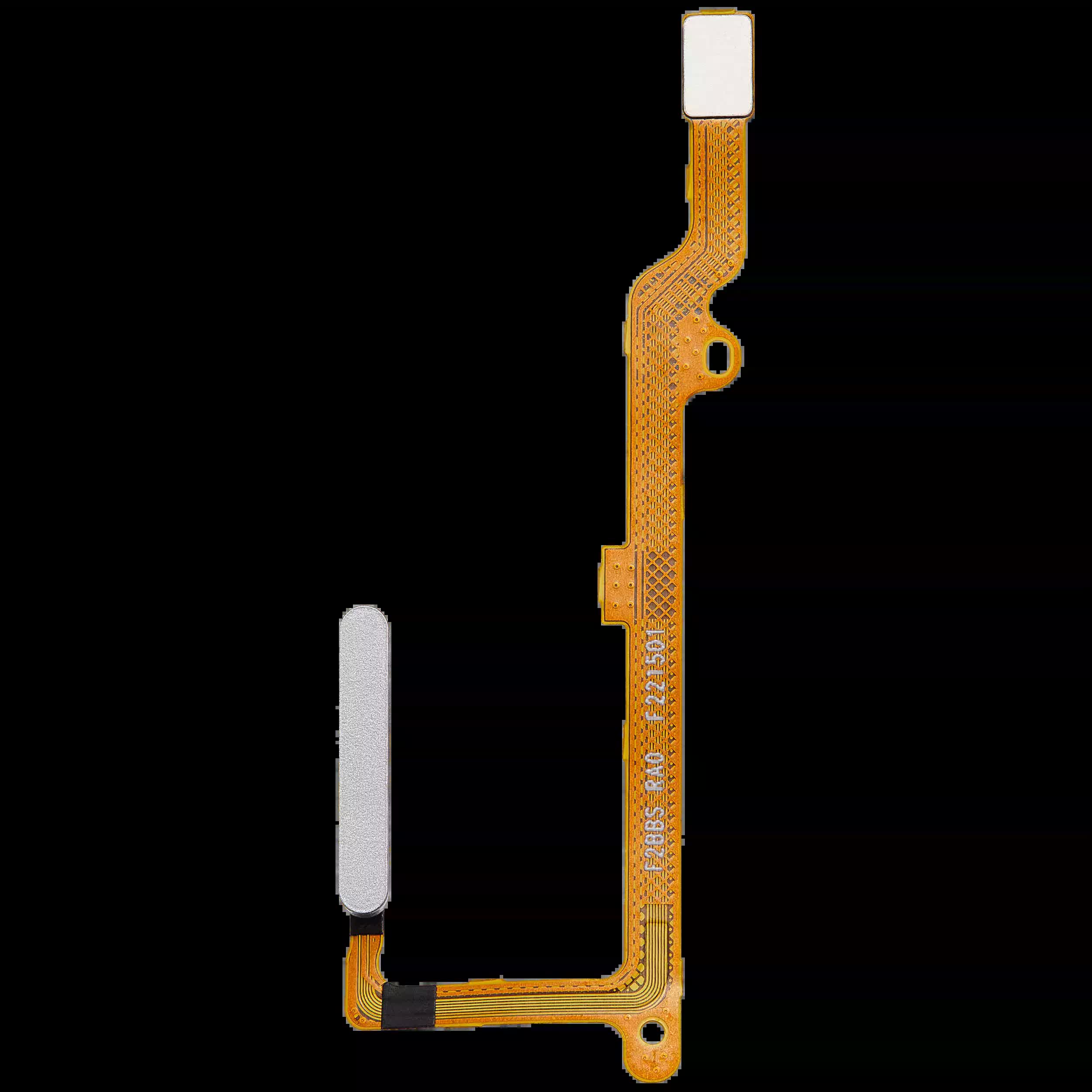 Fingerabdrucksensor mit Flexkabel für Honor 90 Lite (Titanium Silver)