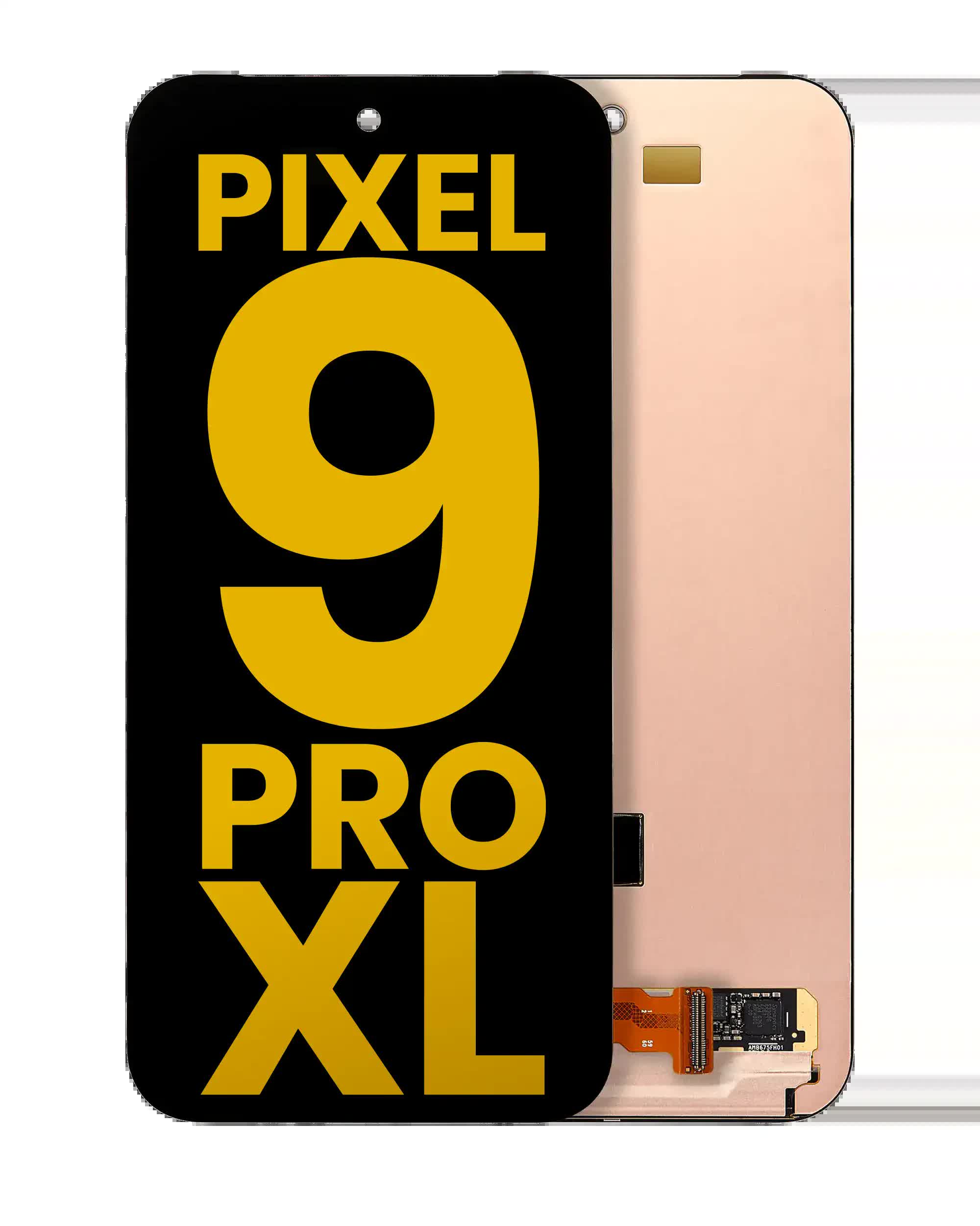 OLED Display ohne Rahmen (mit Fingerprint Sensor) für Google Pixel 9 Pro XL (professionell aufgearbeitet)