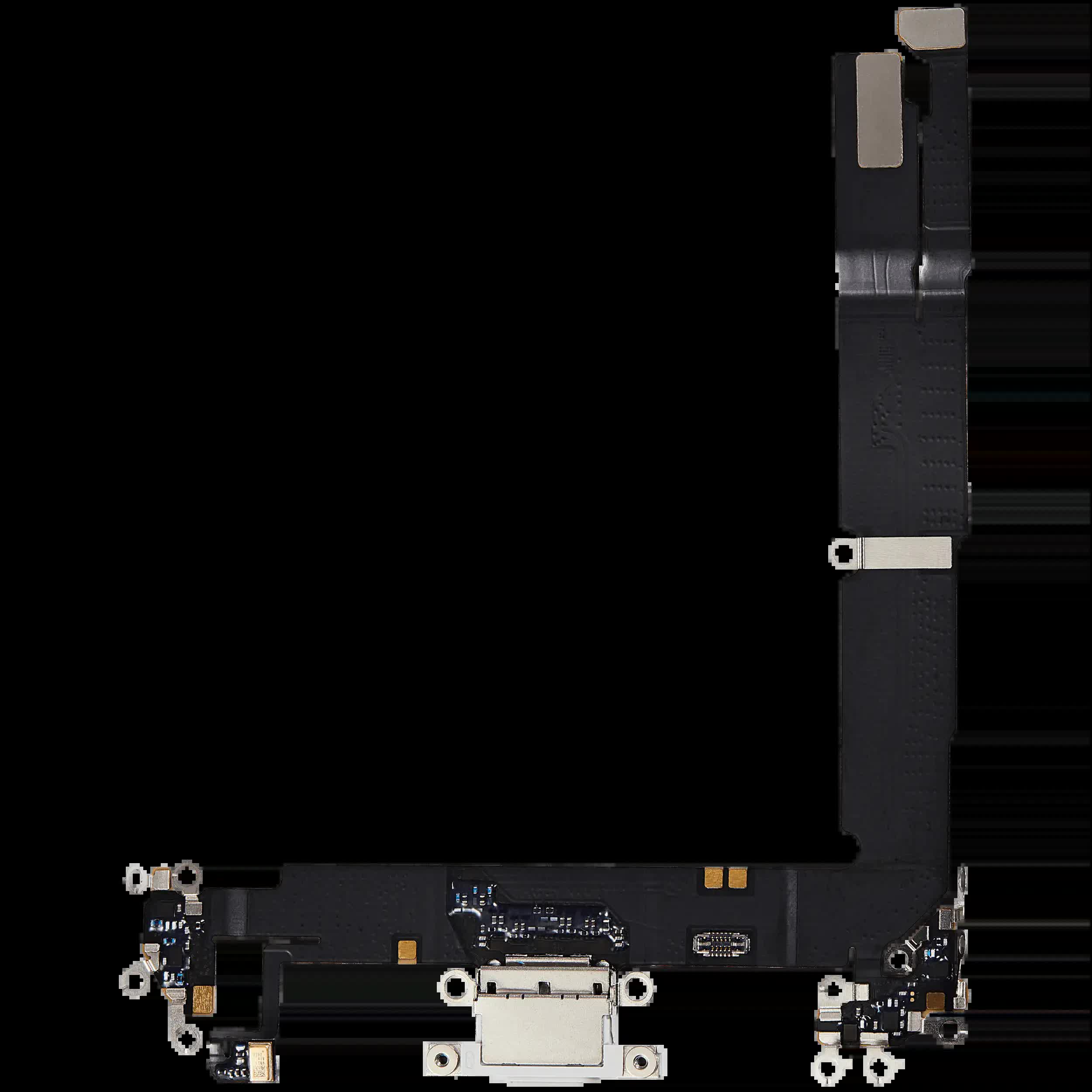 Ladebuchse Flexkabel für iPhone 16 Plus (Premium) (White (Weiß))