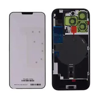Rückglas mit MagSafe Magnet & NFC & Taschenlampen-Flexkabel für IPhone 16 Pro Max (Original) (Black Titanium)